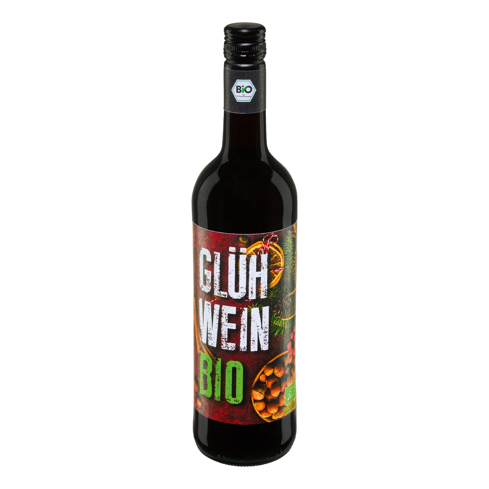 Bio Gl&uuml;hwein rot lieblich 11,0 % Vol. 0,75 Liter - Bild 1