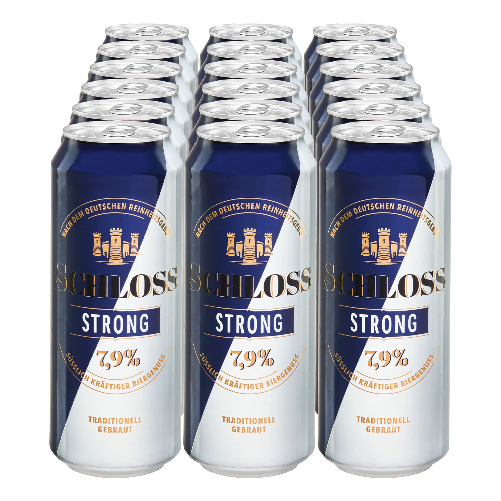 Schloss Strong 7,9 % vol 0,5 Liter Dose, 18er Pack - Bild 1