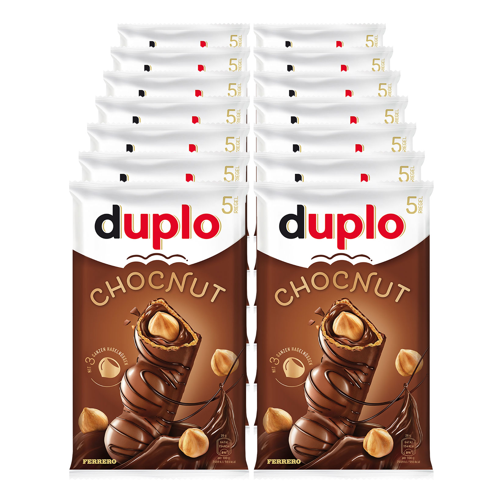 Duplo Chocnut 130 g, 14er Pack - Bild 1