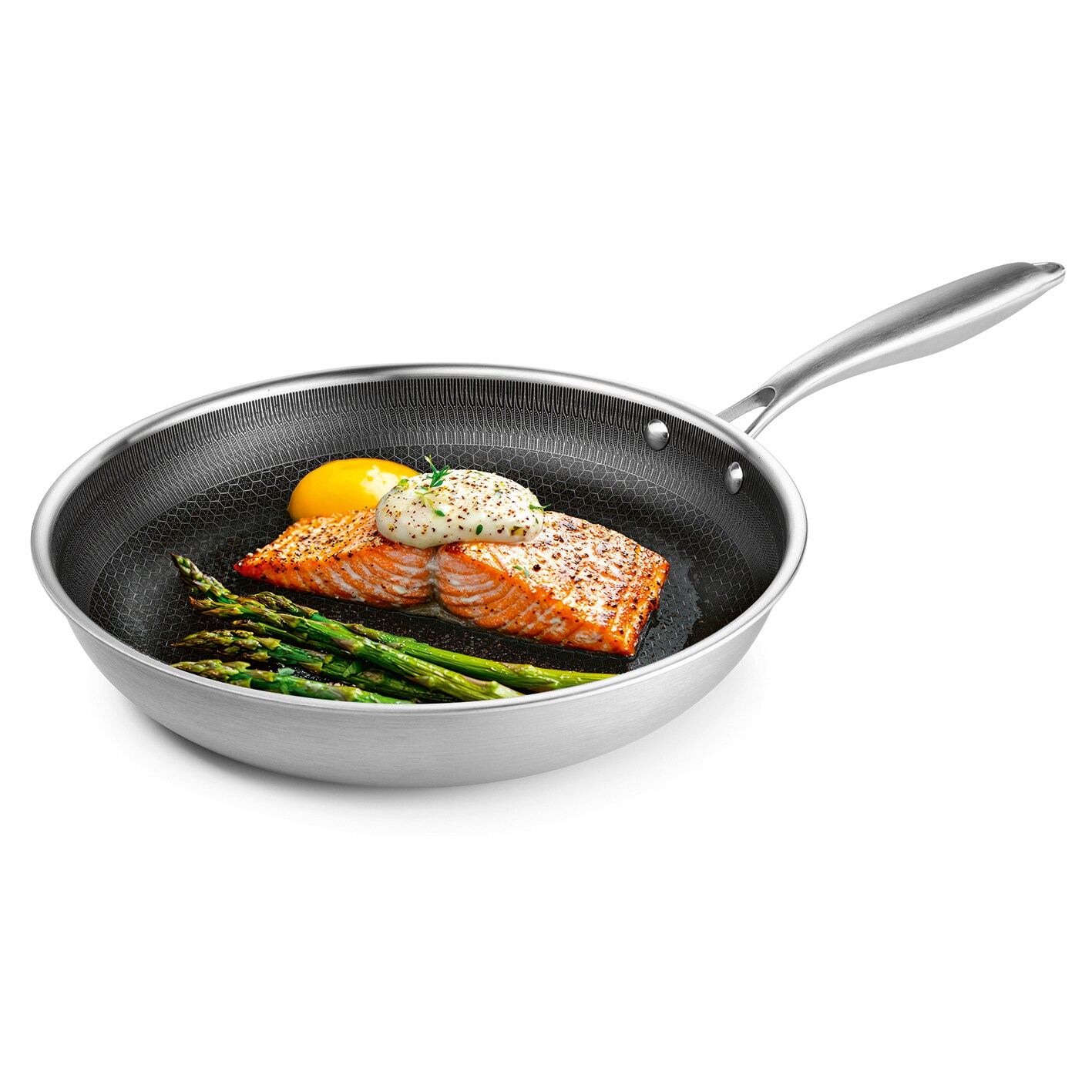 BRATmaxx Edelstahl-Pfanne 24cm silber - Bild 1