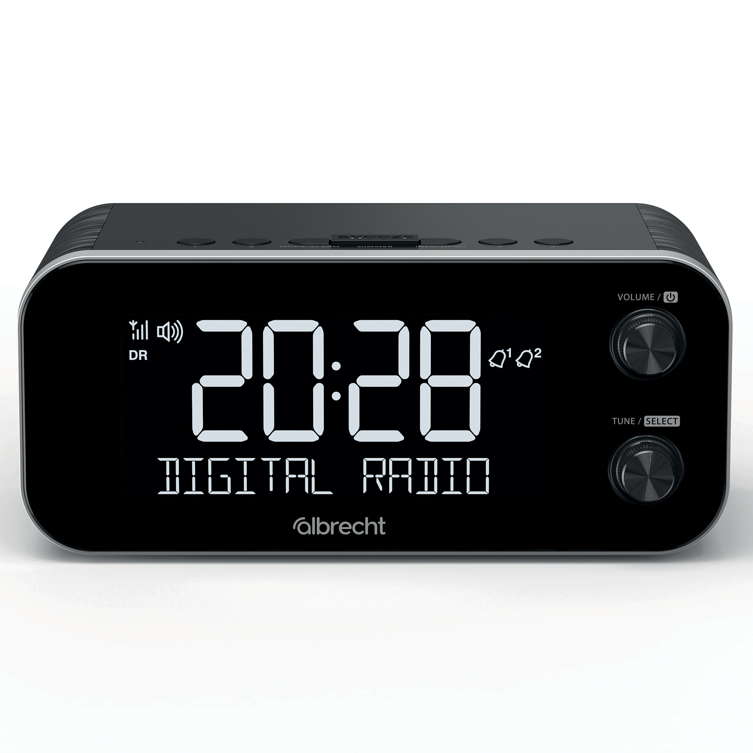 Albrecht DR 455 DAB+/UKW Radiowecker mit ASA Warnfunktion - Bild 1