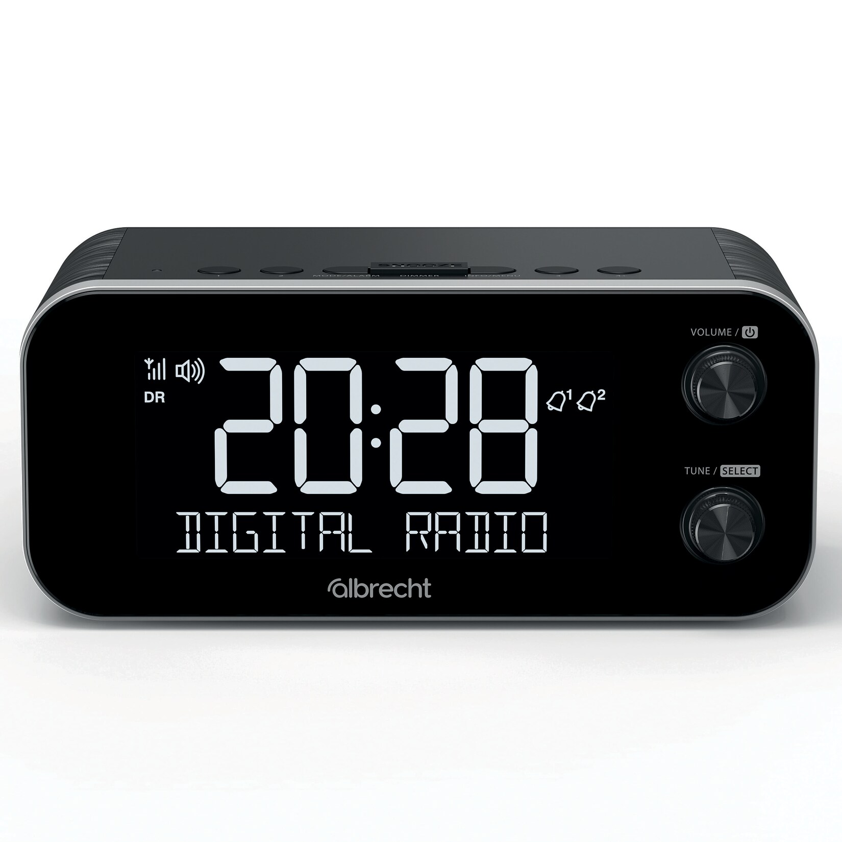 Albrecht DR 455 DAB+/UKW Radiowecker mit ASA Warnfunktion