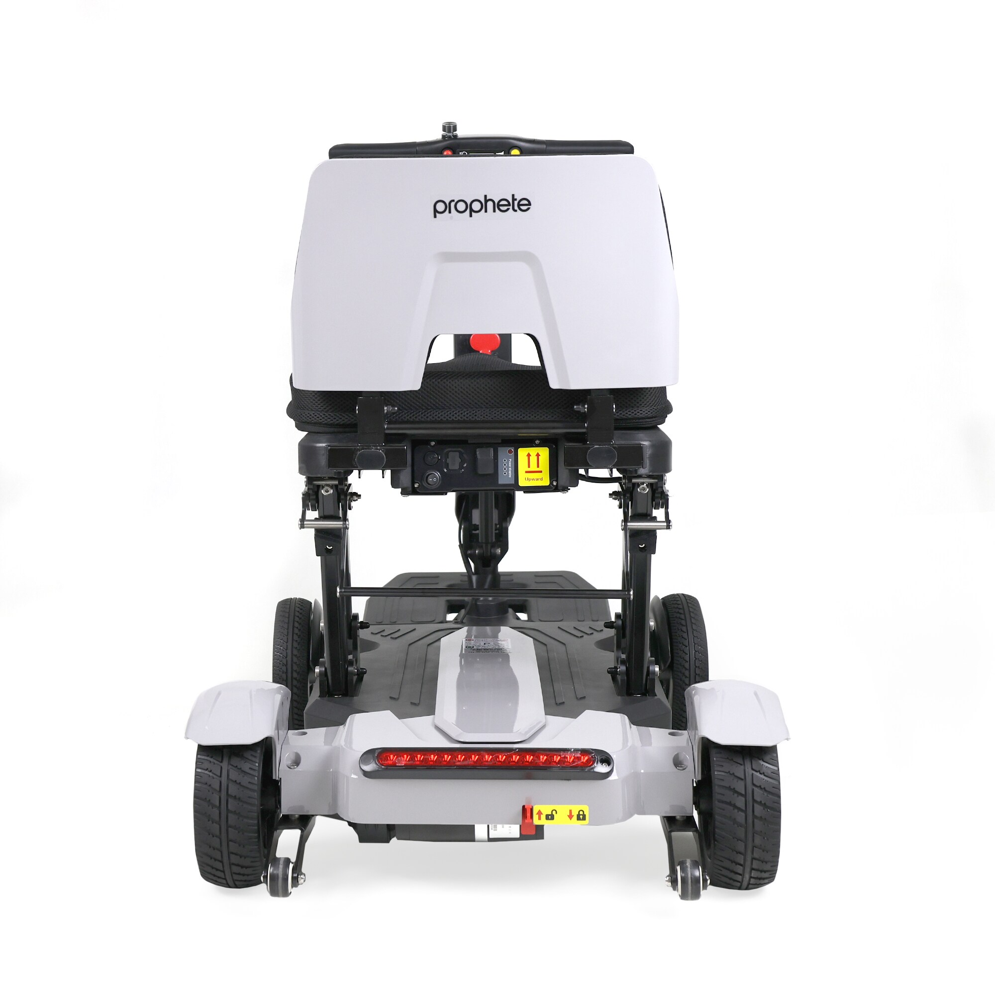 Prophete E-Seniorenroller, faltbar, 4-Rad, hellgrau - Bild 1