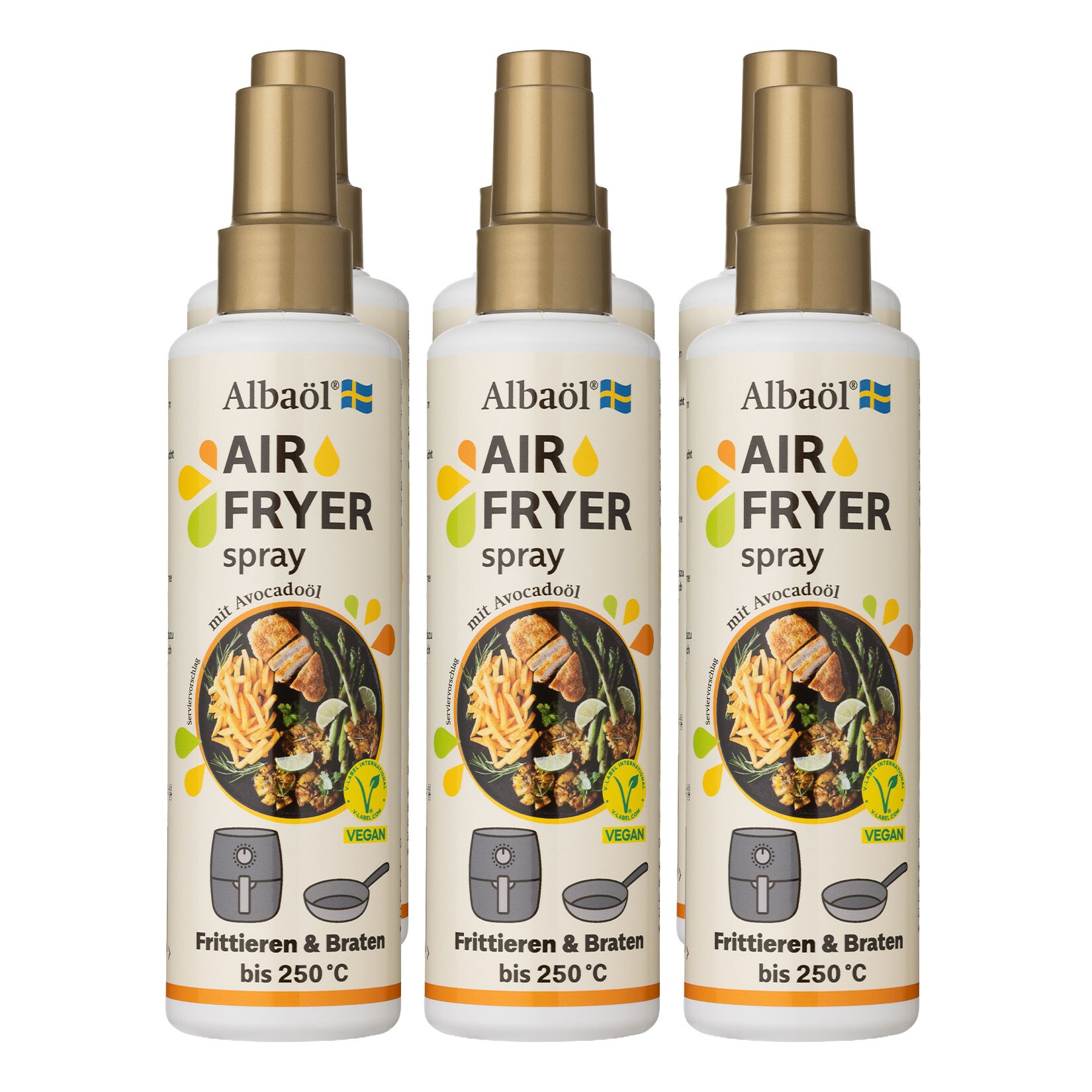 Albaoel AirFryer Spray 190 ml, 6er Pack - Bild 1