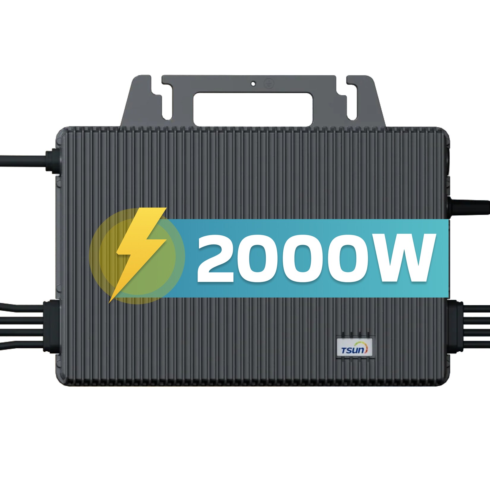 TSUN Mikro-Wechselrichter 2000W TSOL-MS2000 für Balkonkraftwerk, IP67 wetterfest, 4 MPPT, Bluetooth & WIFI, Micro Inverter