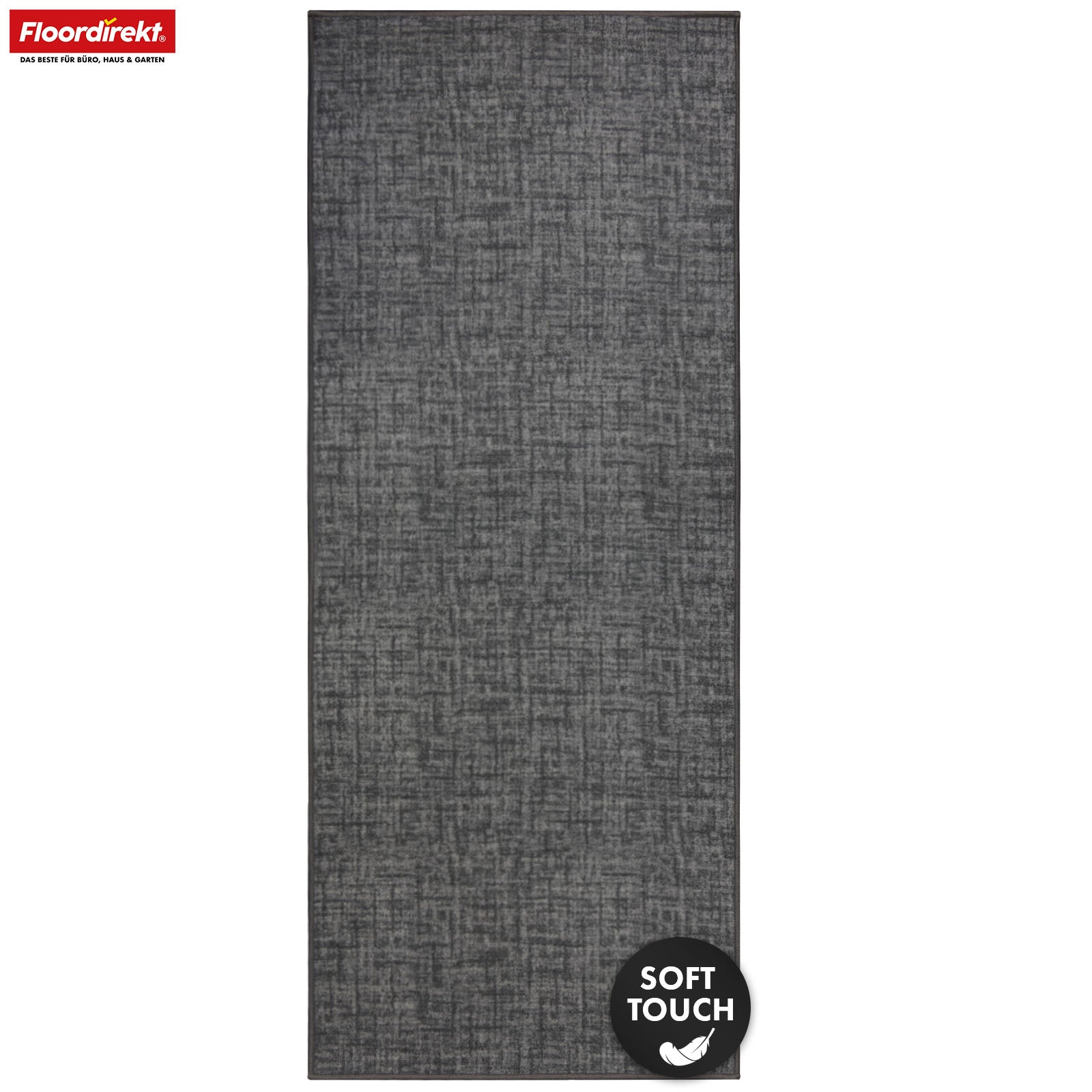 Floordirekt Teppichl&auml;ufer | Tessaro | Anthrazit - Bild 1
