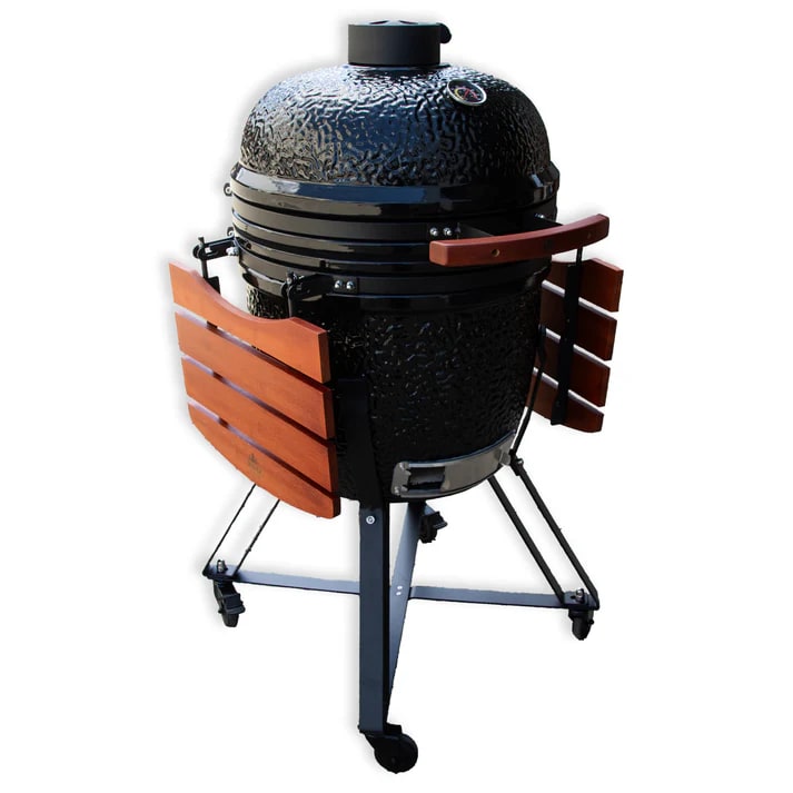 BBQ-First Grill, Standgrill, Holzkohlegrill, Keramik-Grill