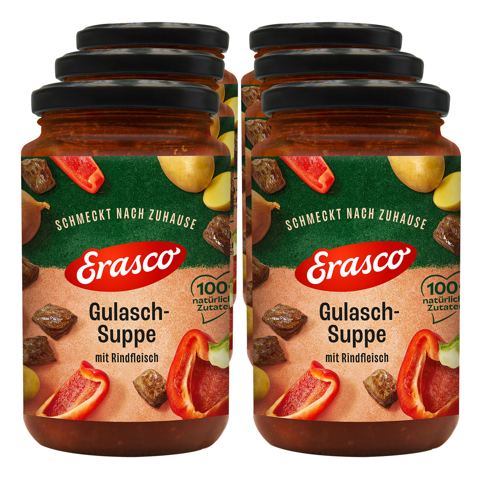 Erasco Gulasch Suppe 350 ml, 6er Pack - Bild 1