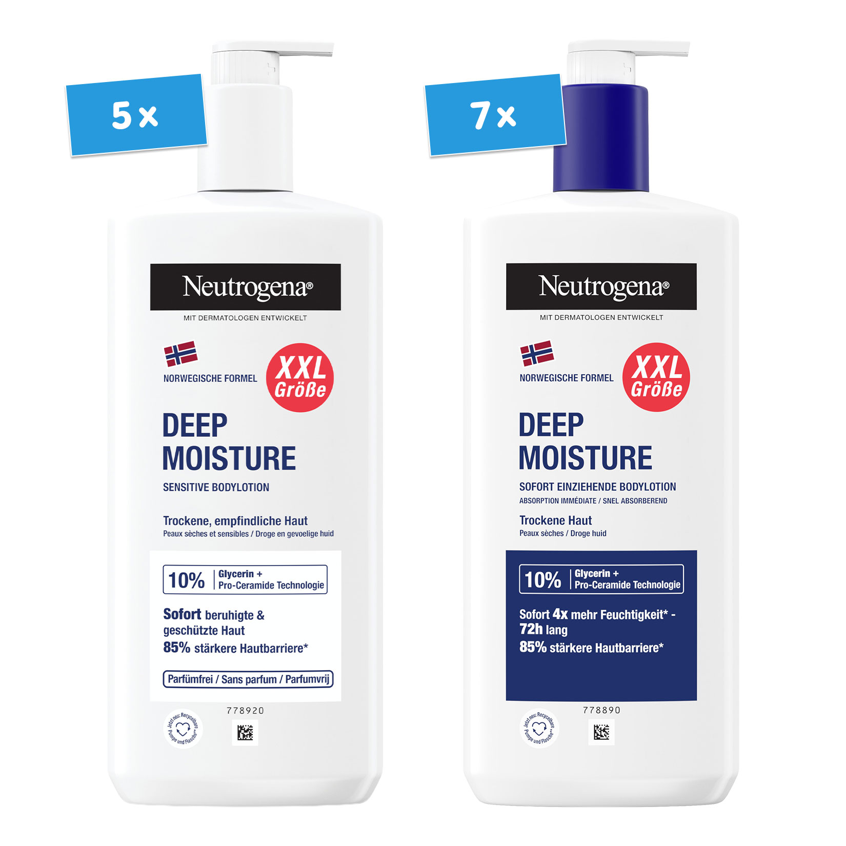 Neutrogena Bodylotion versch. Sorten 400 ml, 12er Pack - Bild 1