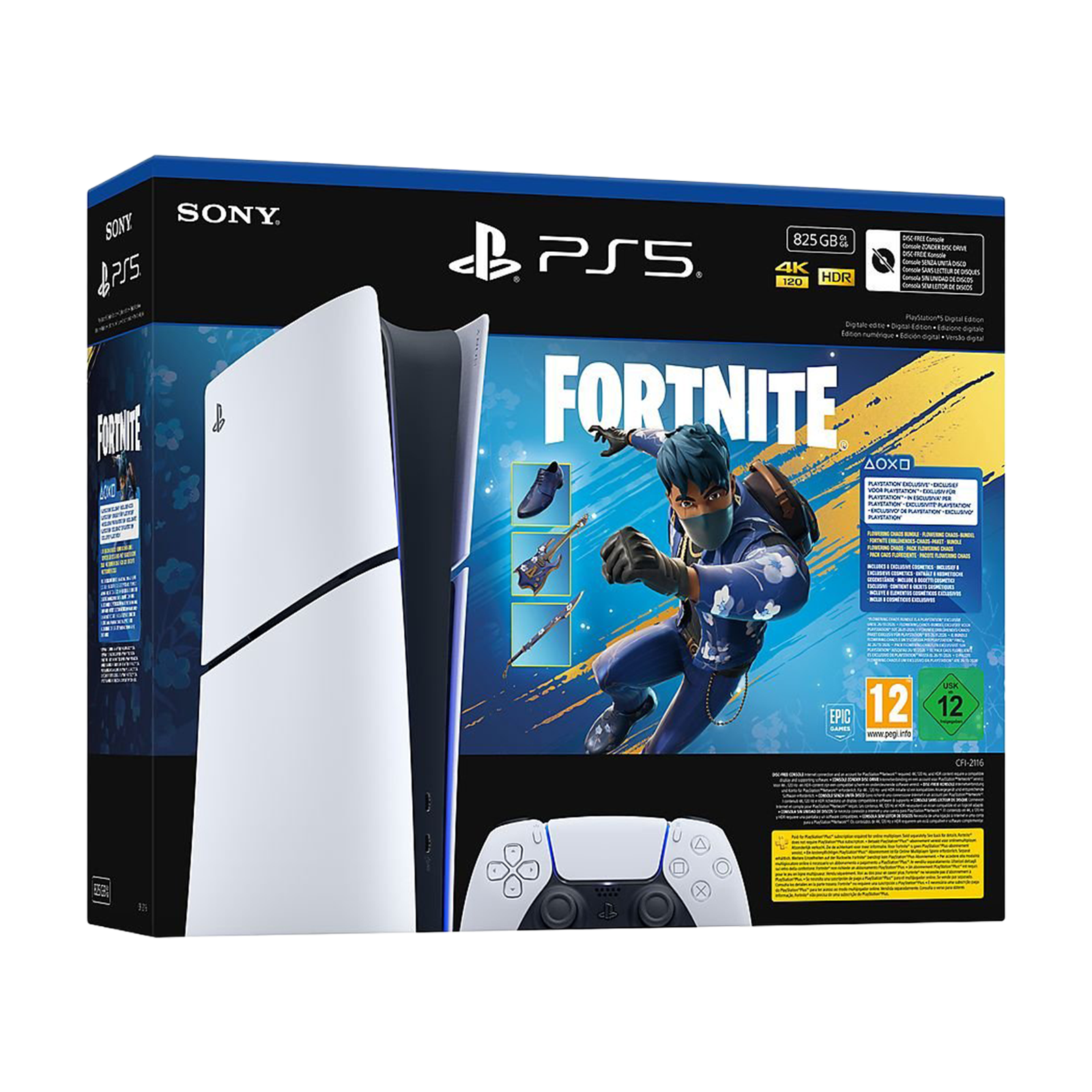 SONY Playstation 5 Slim (Digital) Wei&szlig; - Bild 1