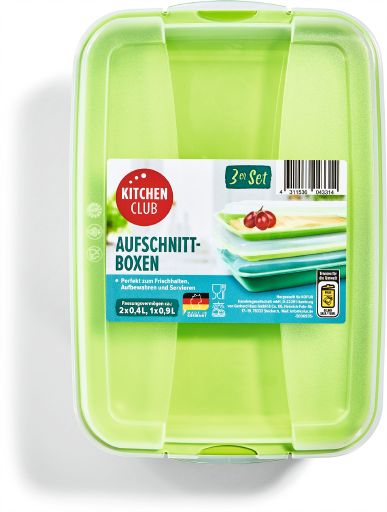 Kitchen Club Aufschnittboxen (Gelb) - Bild 1