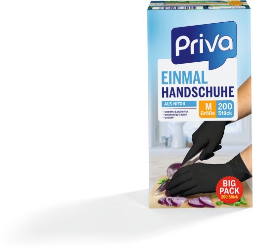 Priva Nitrilhandschuhe 200 Gr&ouml;&szlig;e M - Bild 1