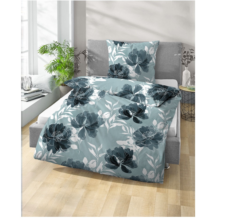 Dekor Bettw&auml;sche Biber NG - Floral - Bild 1