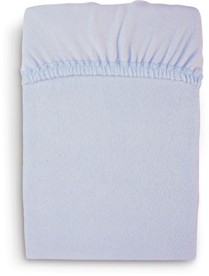 Dekor Spannbettlaken, hellblau - Bild 1