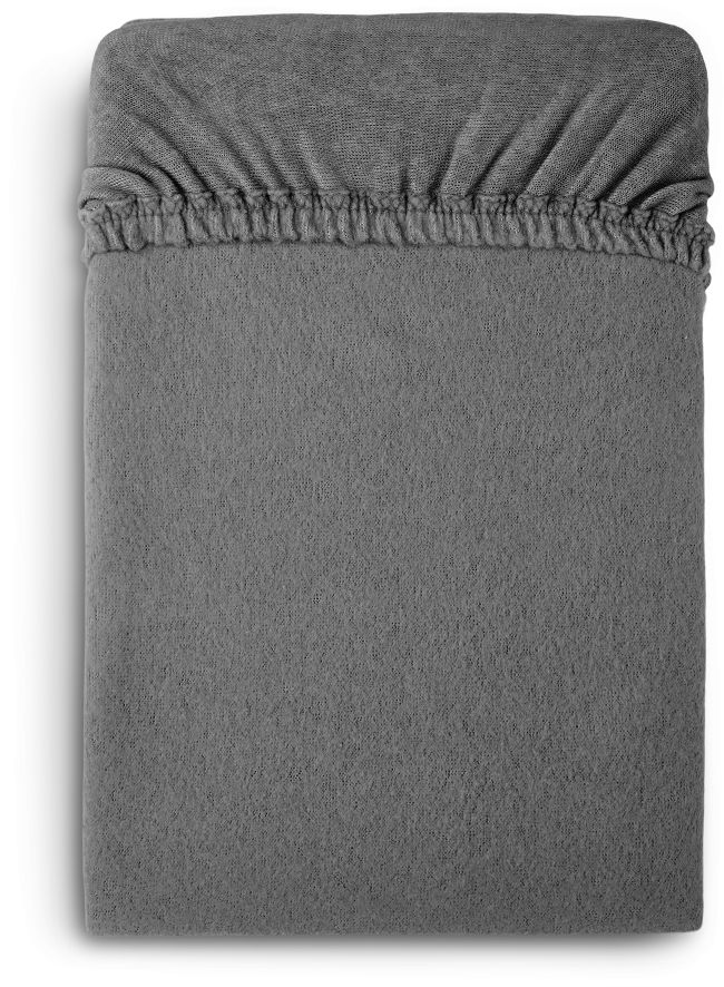 Dekor Spannbettlaken, grau - Bild 1