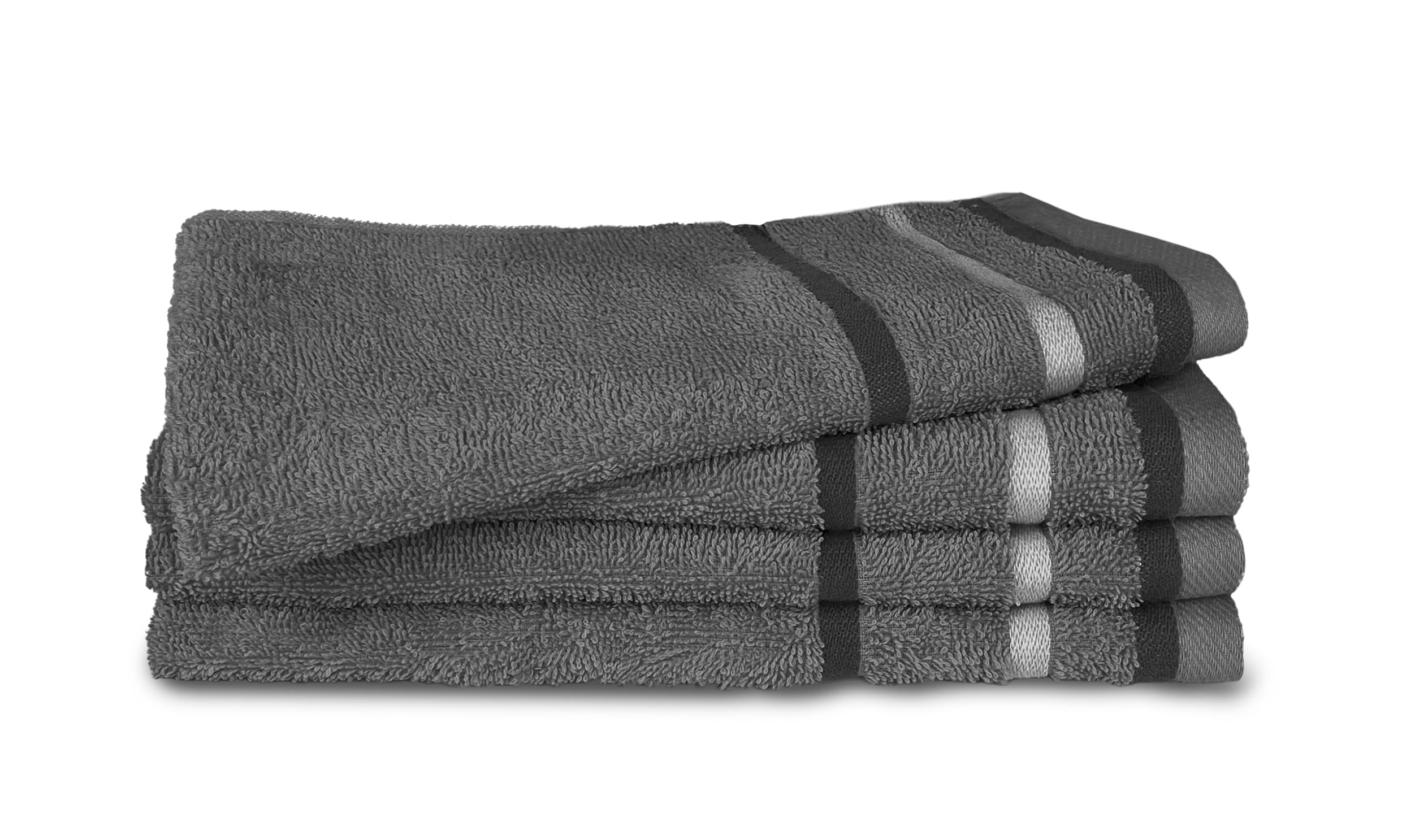 Dekor G&auml;stet&uuml;cher - 4 ST -Anthrazit 30x50cm - Bild 1