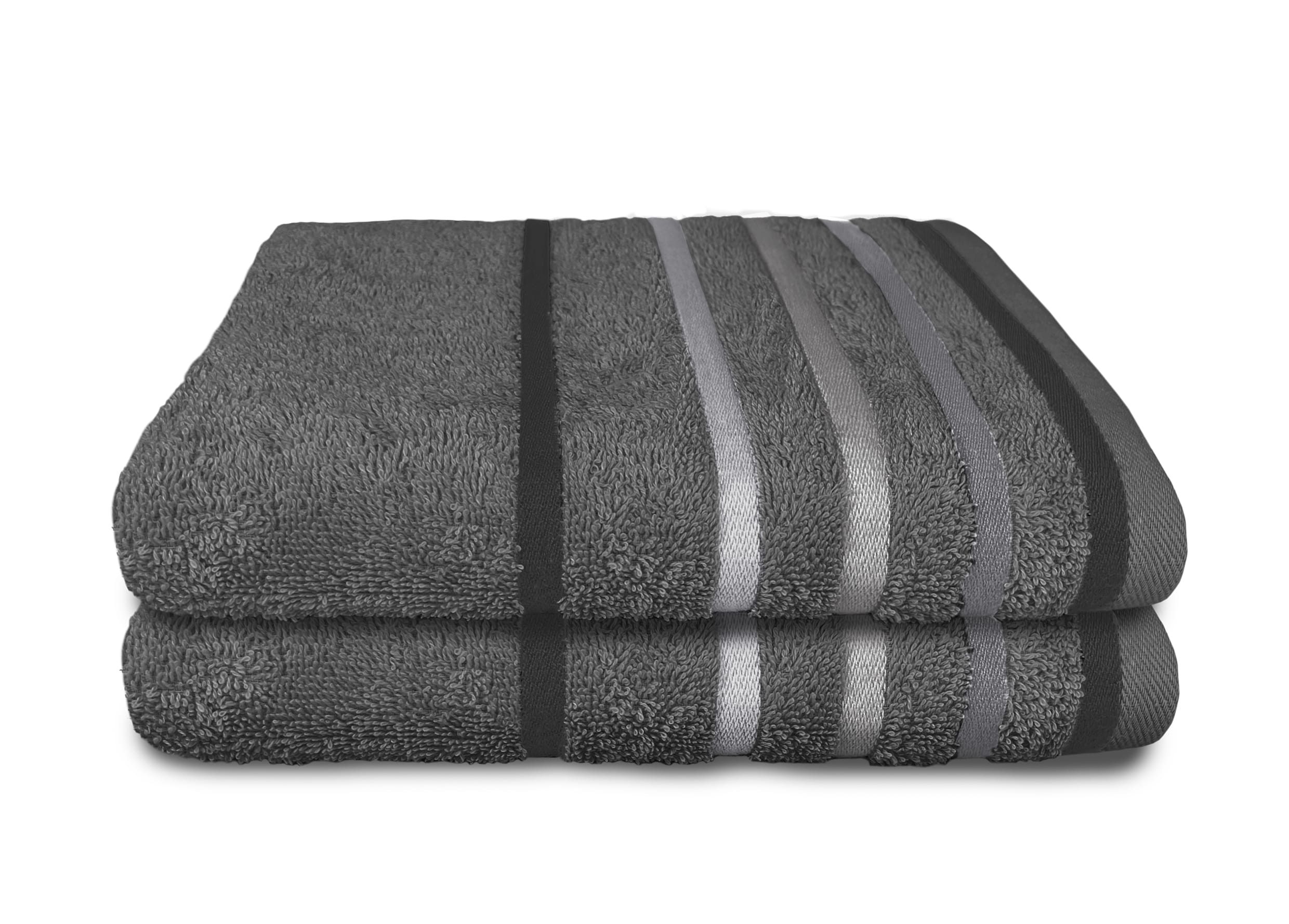 Dekor Handt&uuml;cher  - 2 ST - Anthrazit 50x100cm - Bild 1