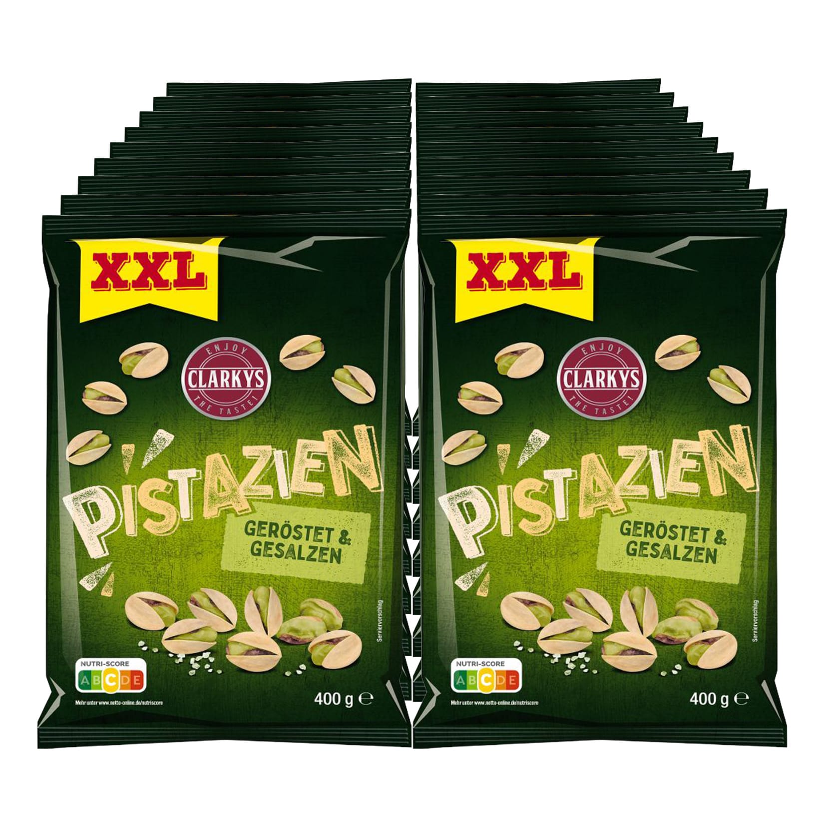 Clarkys Pistazien XXL 400 g, 18er Pack - Bild 1