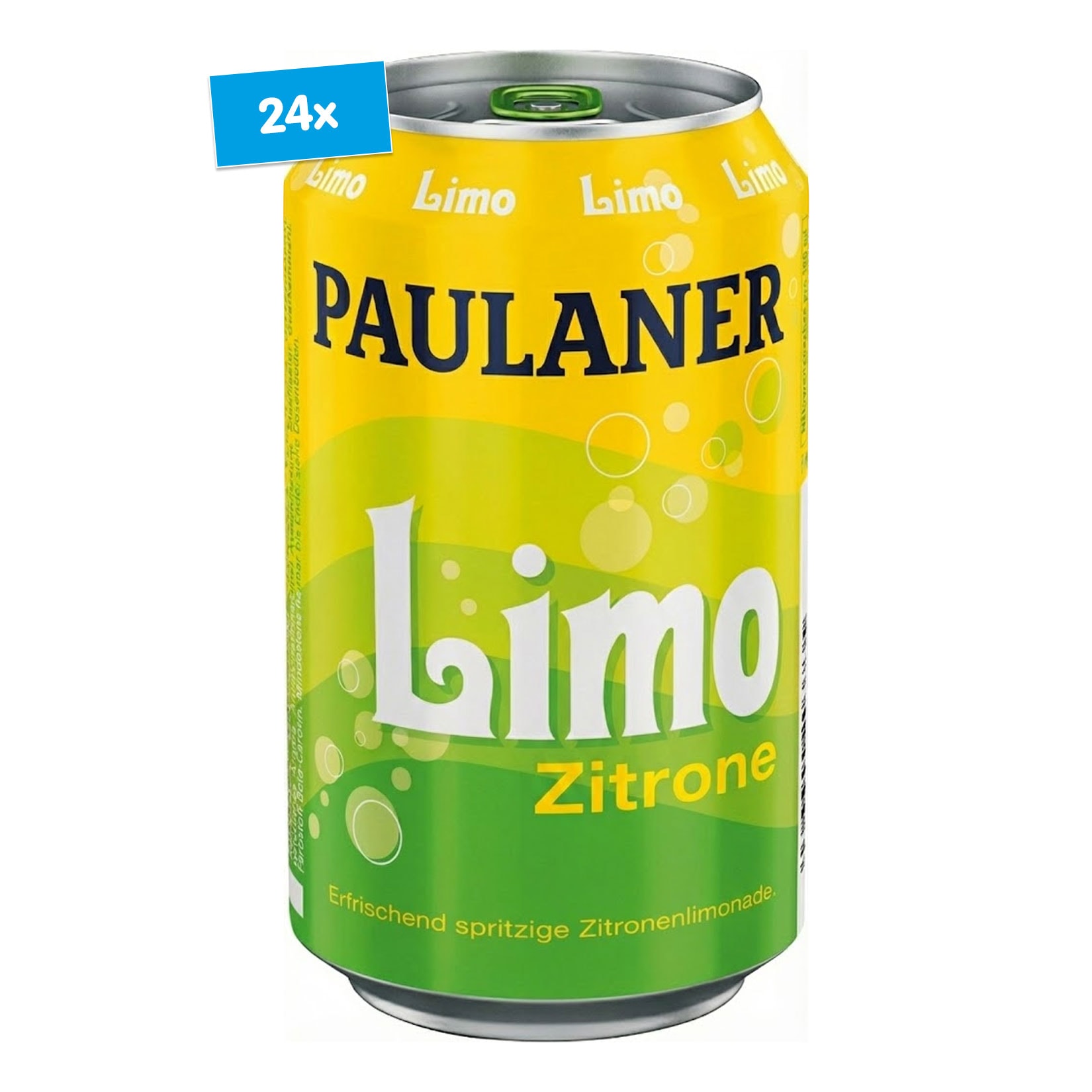 Paulaner Limo Zitrone 0,33 Liter Dose, 24er Pack - Bild 1