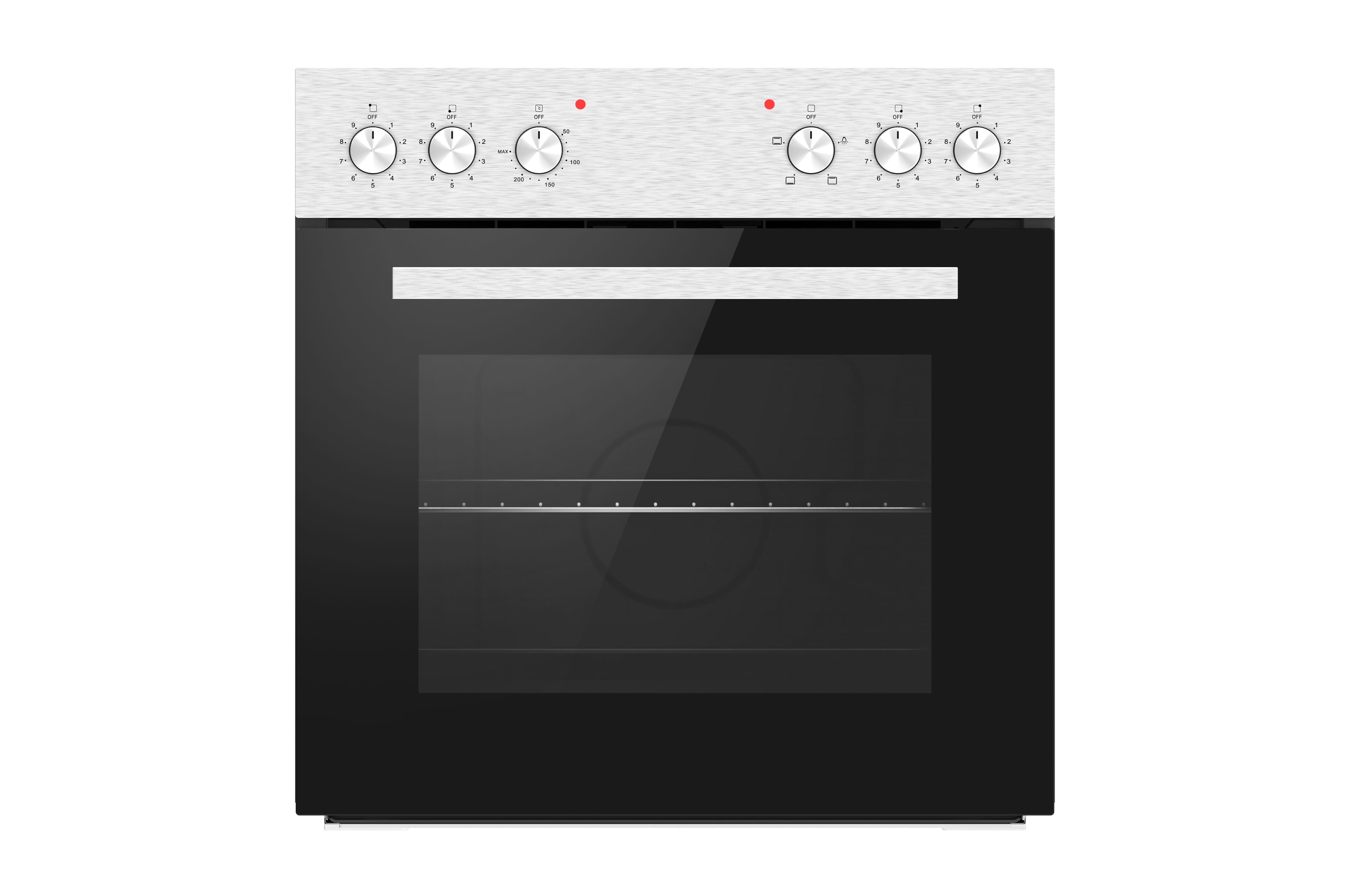 PKM Einbau Herdset EHS3IX - Einbauherdset mit Edelstahlblende; Glaskeramikkochfeld, Backofen 65L mit 3 Funktionen - Bild 1