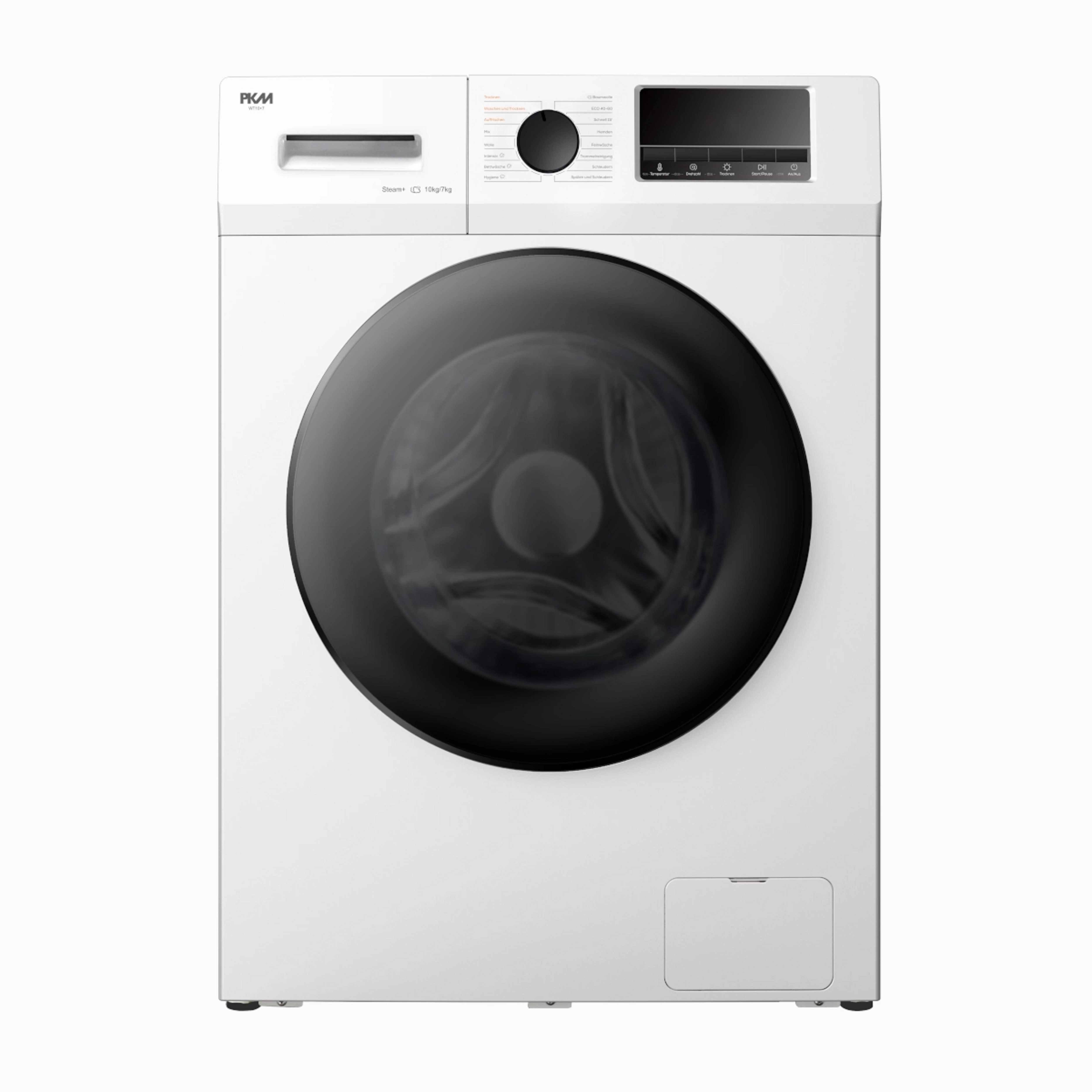 PKM Waschtrockner WT10+7 - Frontlader,  10 KG Waschen / 7 Kilo Trocknen; EEK: A / E ; 1400 UpM, &uuml;bersichtliches Display - Bild 1