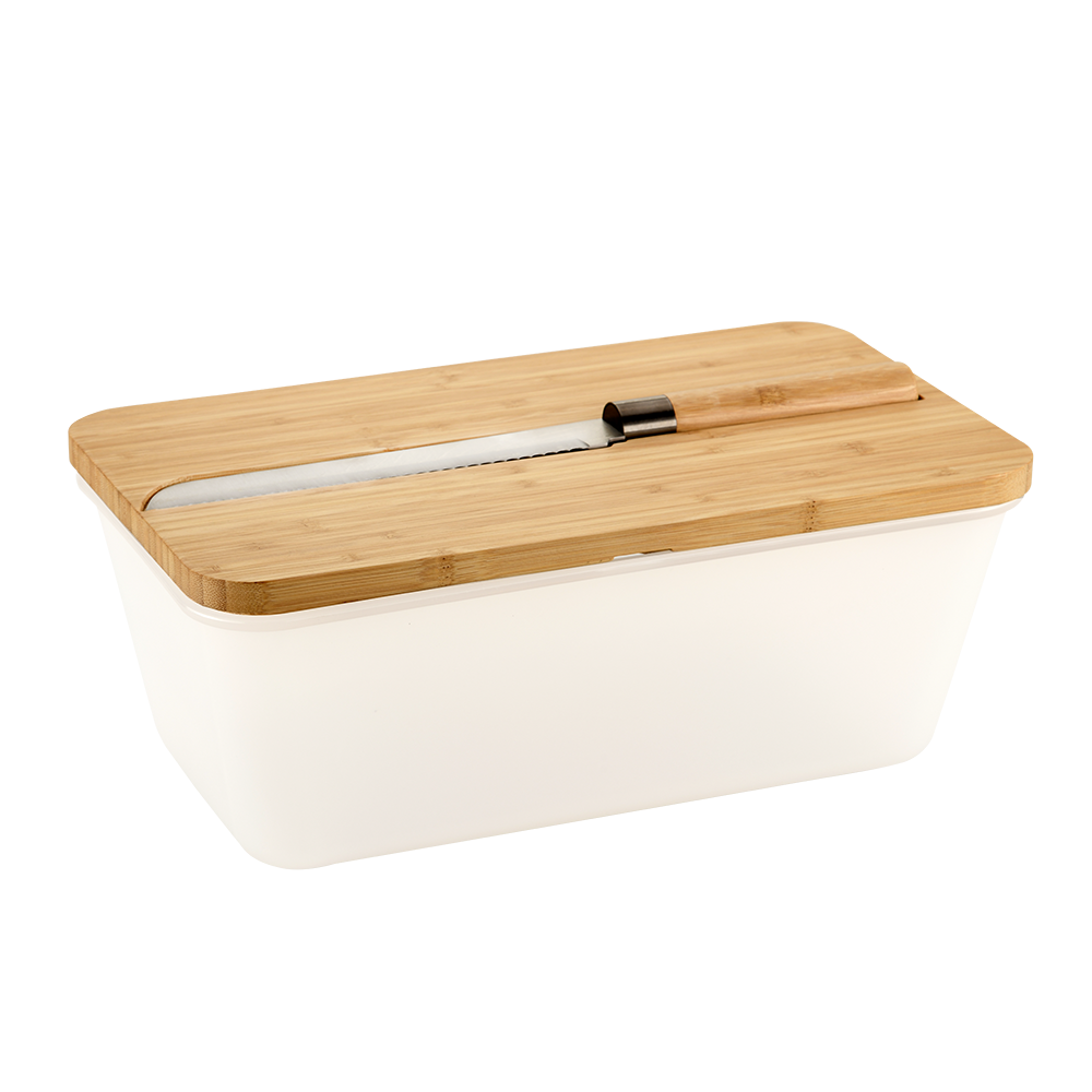 KESPER Brotbox, transparent, mit Messer - Bild 1