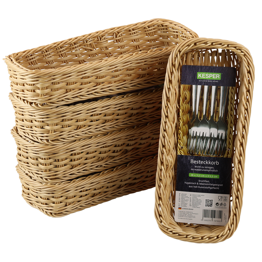 KESPER Besteckkorb, Vollkunststoff PE,5er Pack - Bild 1