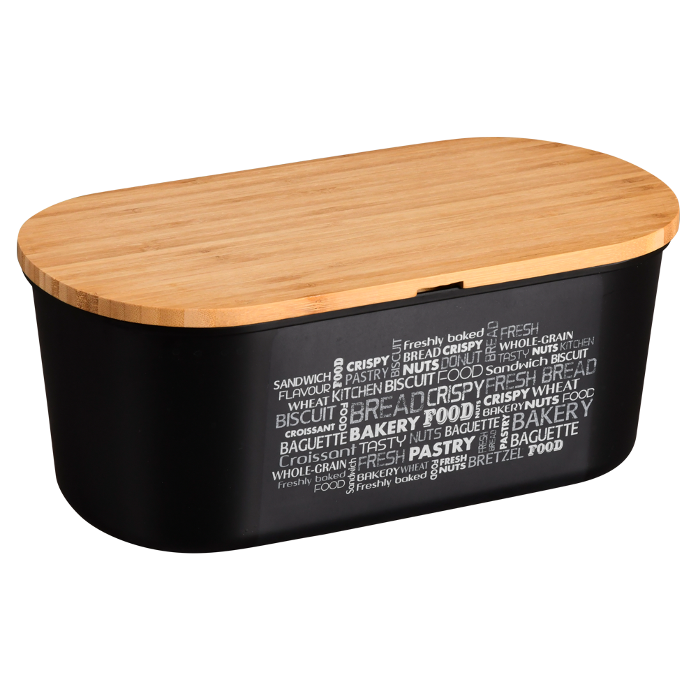 KESPER Brotbox, schwarz, FSC | 04000270385025