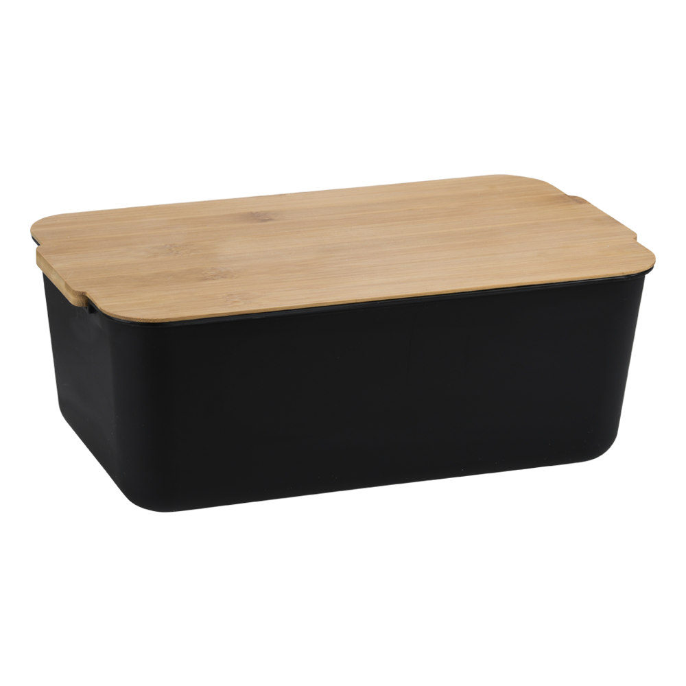 KESPER Brotbox, Kunststoff (PP), schwarz, FSC - Bild 1