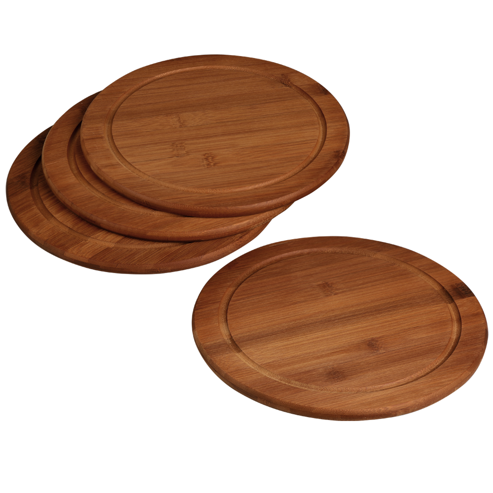 KESPER Vesperteller mit Saftrille, 4er Set, FSC - Bild 1