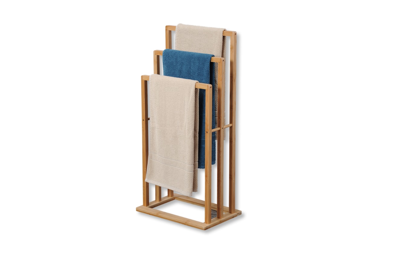 DEKOR Handtuchhalter 3-stufig, Bambus FSC - Bild 1