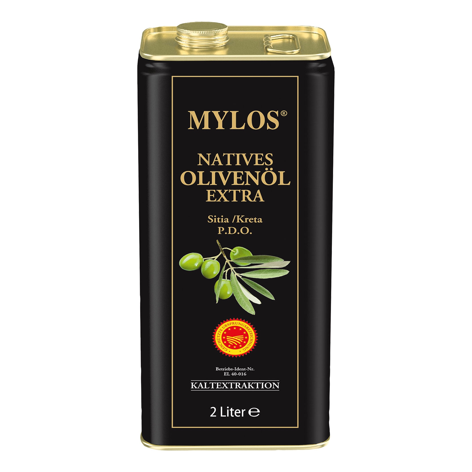 Mylos Griechisches natives Oliven&ouml;l Extra g.U. 2 Liter - Bild 1