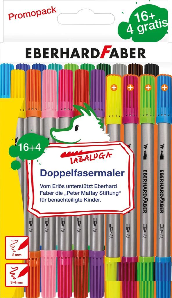 Eberhard Faber Doppelfasermaler 16+4 Promo Tabaluga - Bild 1