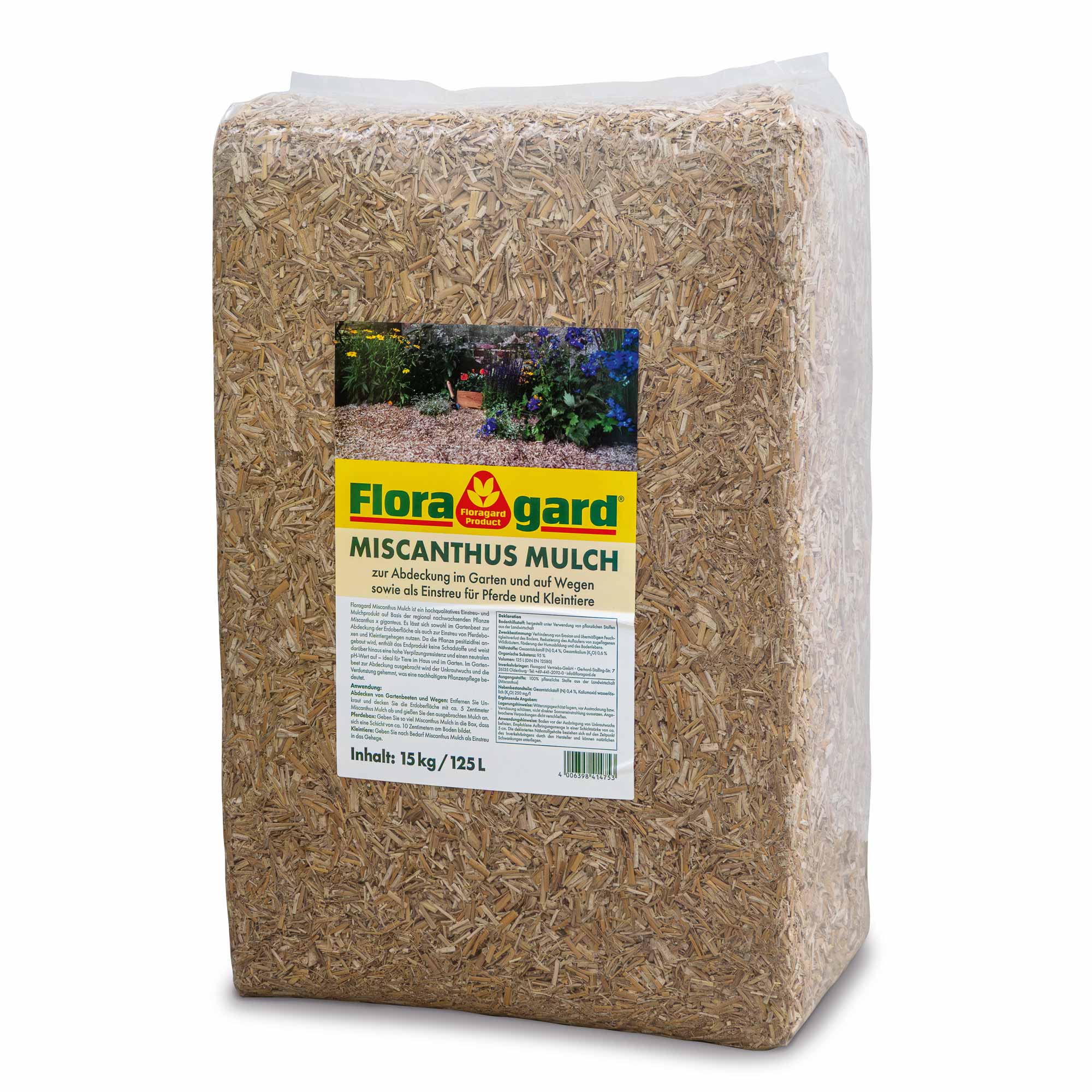 Floragard Miscanthus Mulch, 125 L - Bild 1