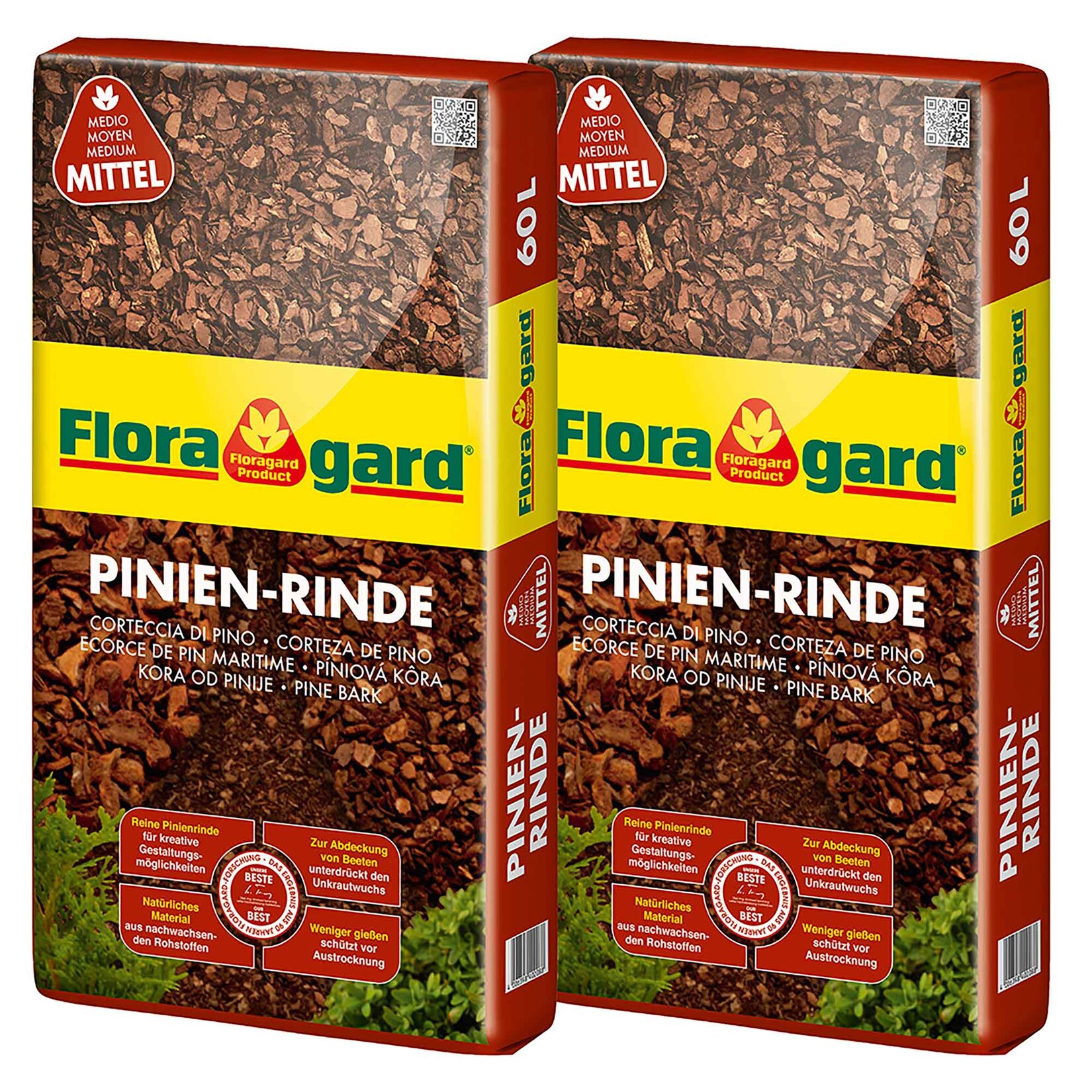 Pinienrinde "Mittel" 15-25mm,