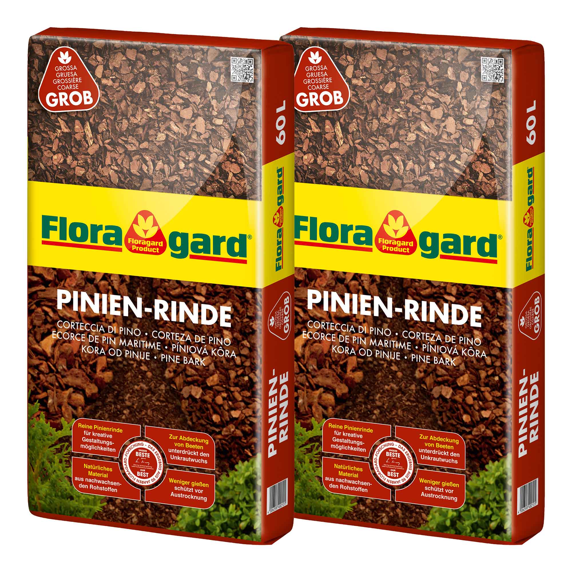 Floragard Pinienrinde "Grob" 25-40mm, 120 L - Bild 1