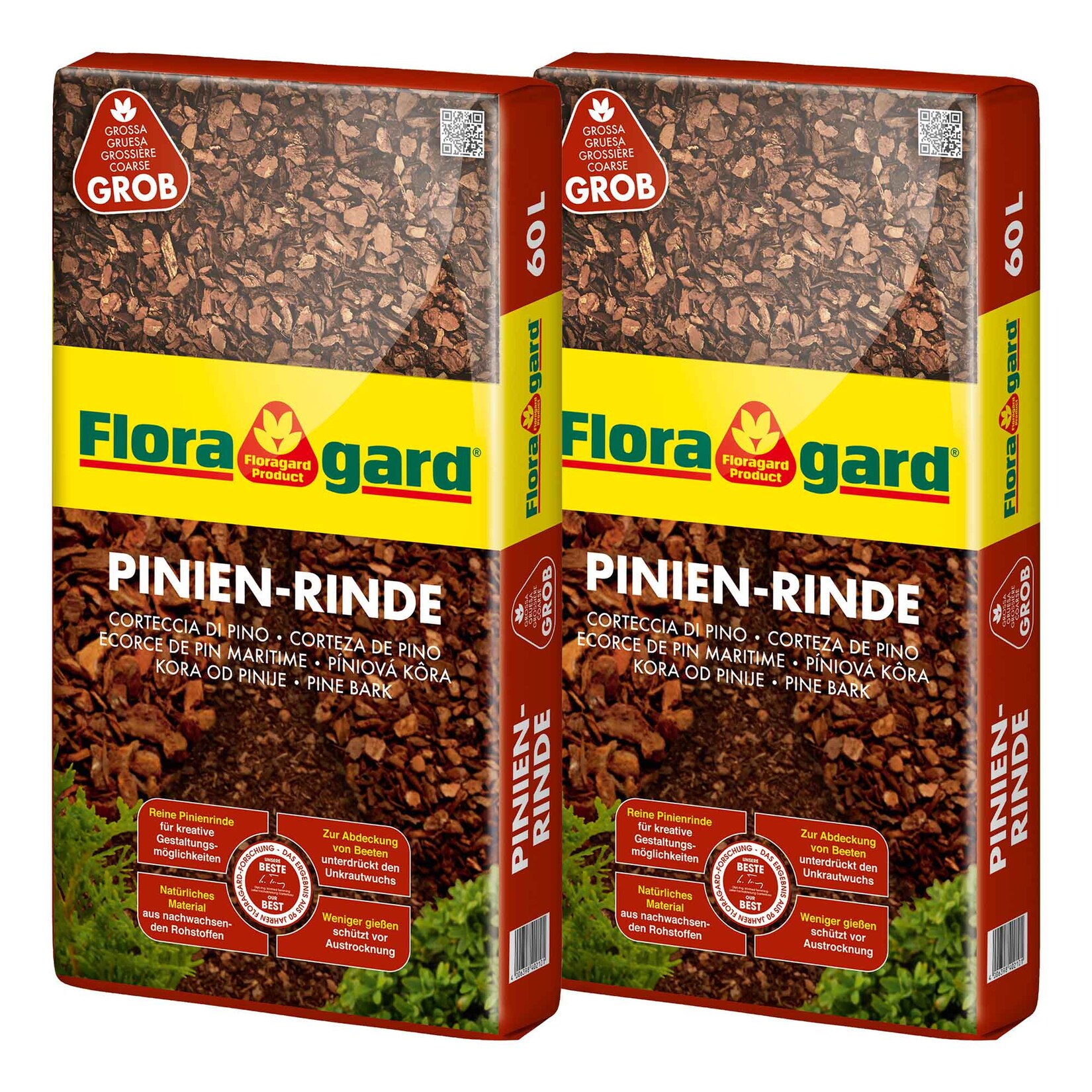 Pinienrinde "Grob" 25-40mm,