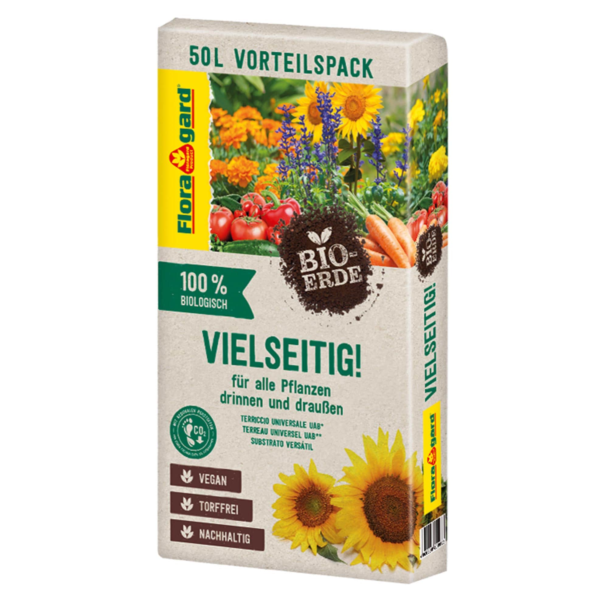 Floragard Torffreie Bio-Erde "Vielseitig", 50 L - Bild 1