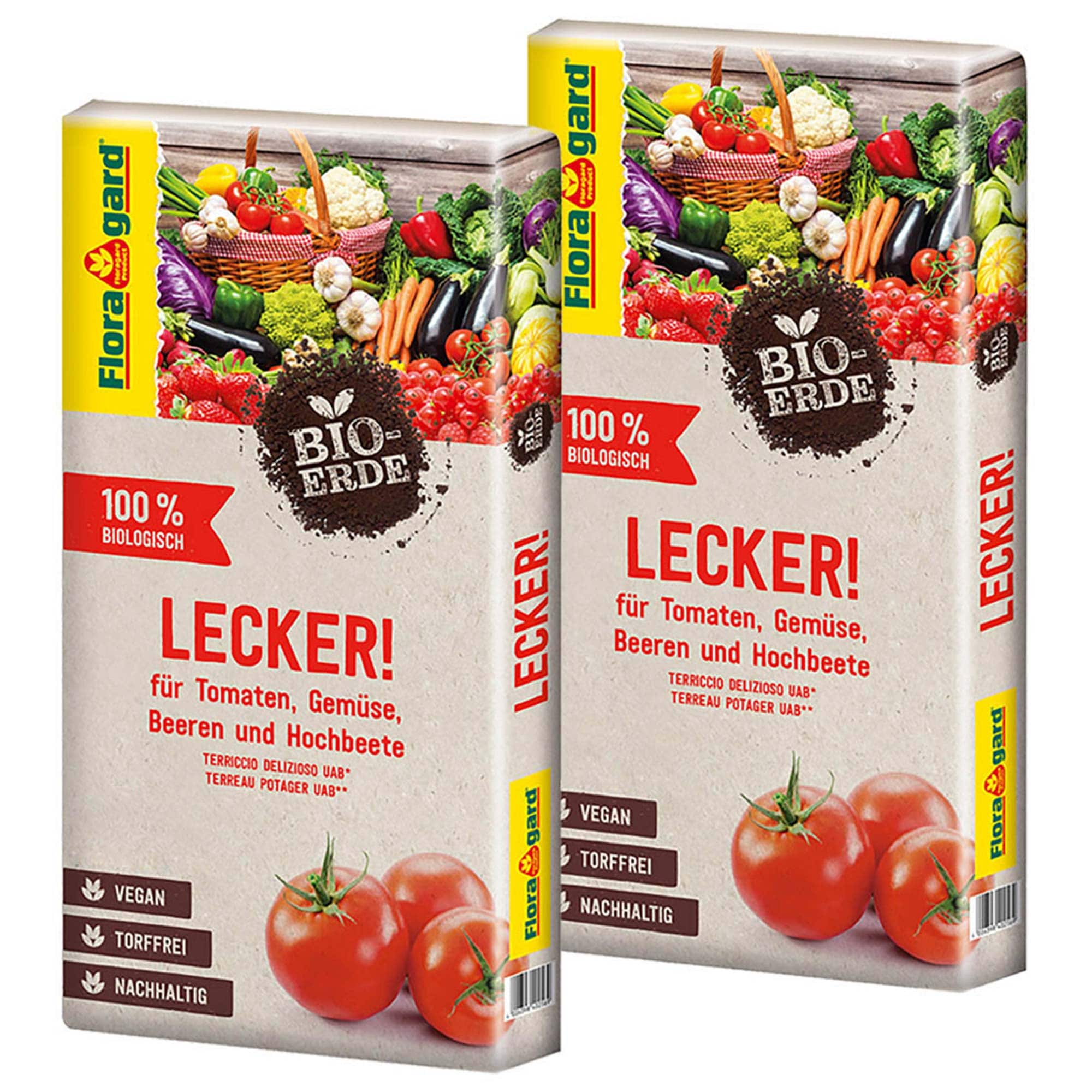 Floragard Torffreie Bio-Erde "Lecker", 80 L - Bild 1