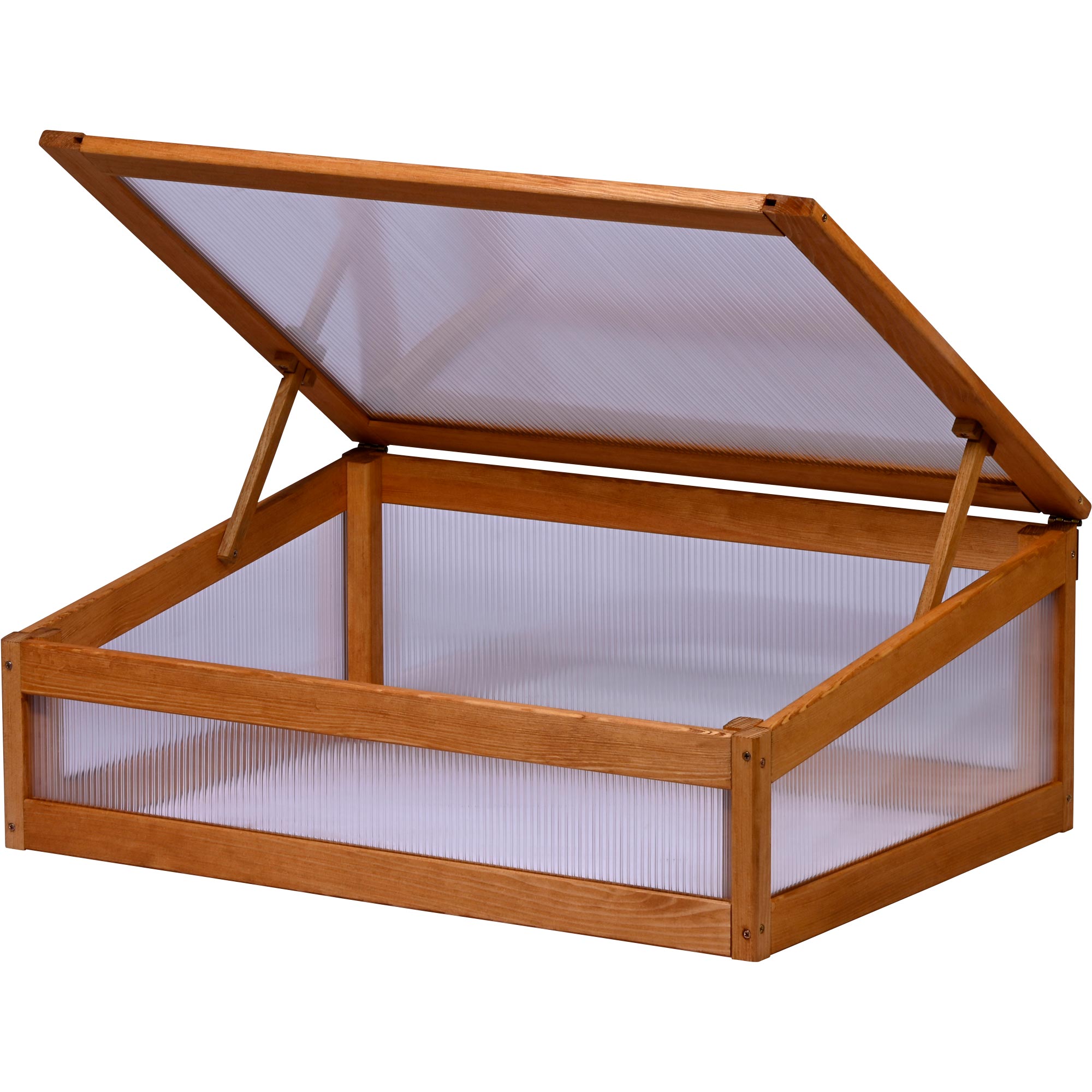 dobar Fr&uuml;hbeetaufsatz Kubus 2.0, Hellbraun - Bild 1