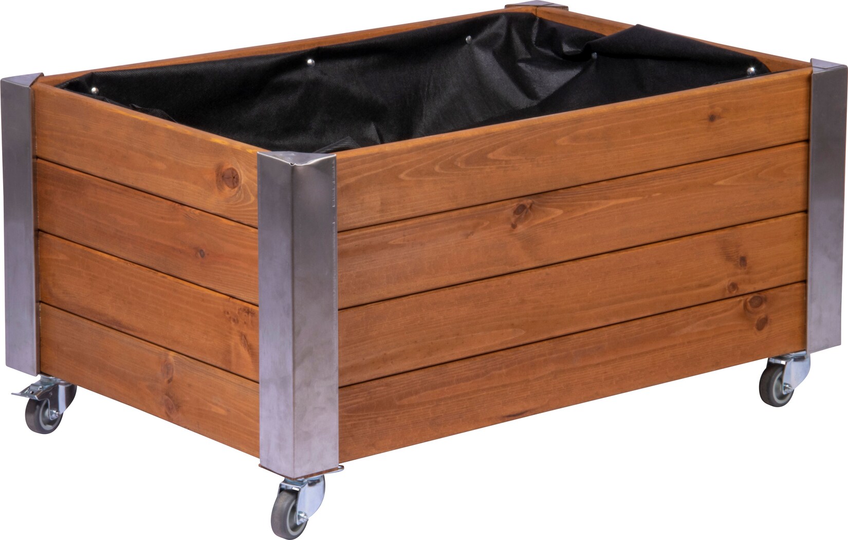 dobar Hochbeet "Rollfi" aus FSC-Holz mit Rollen