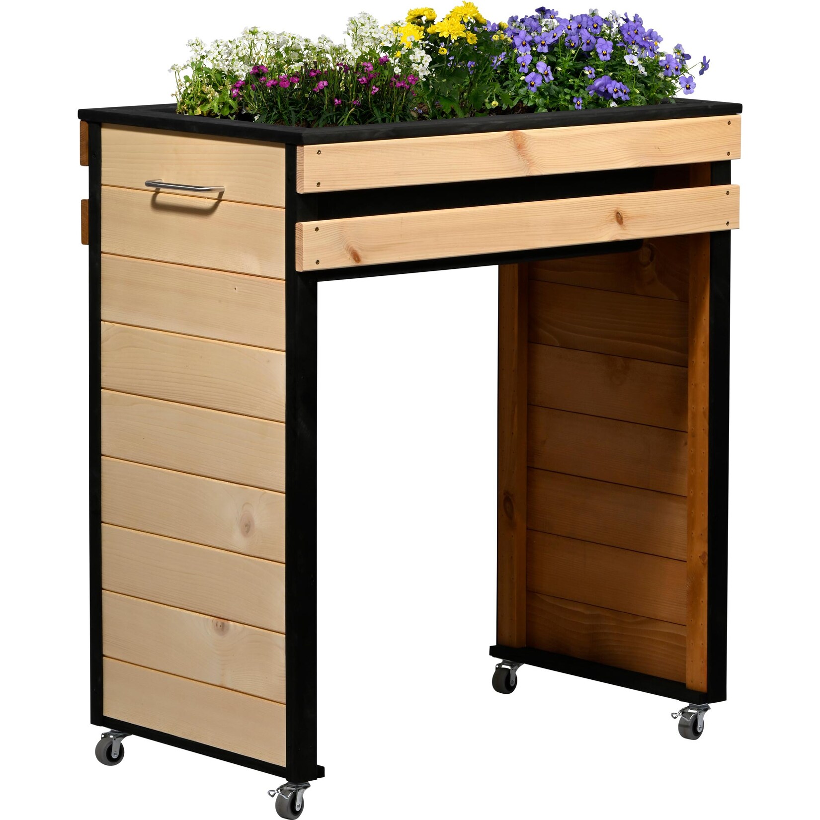 dobar Hochbeet „Wheely“ auf Rollen Gr. M | 04055894583357