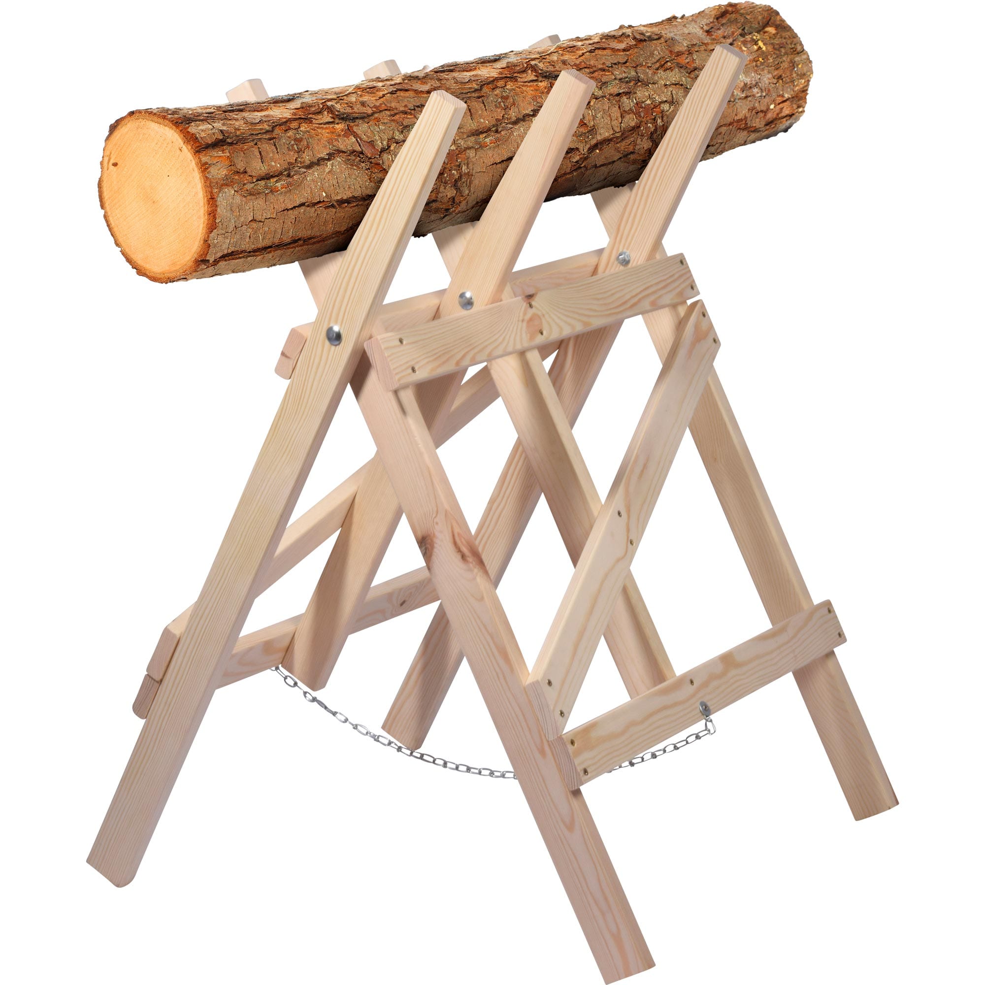 dobar S&auml;gebock Massivholz, Natur - Bild 1