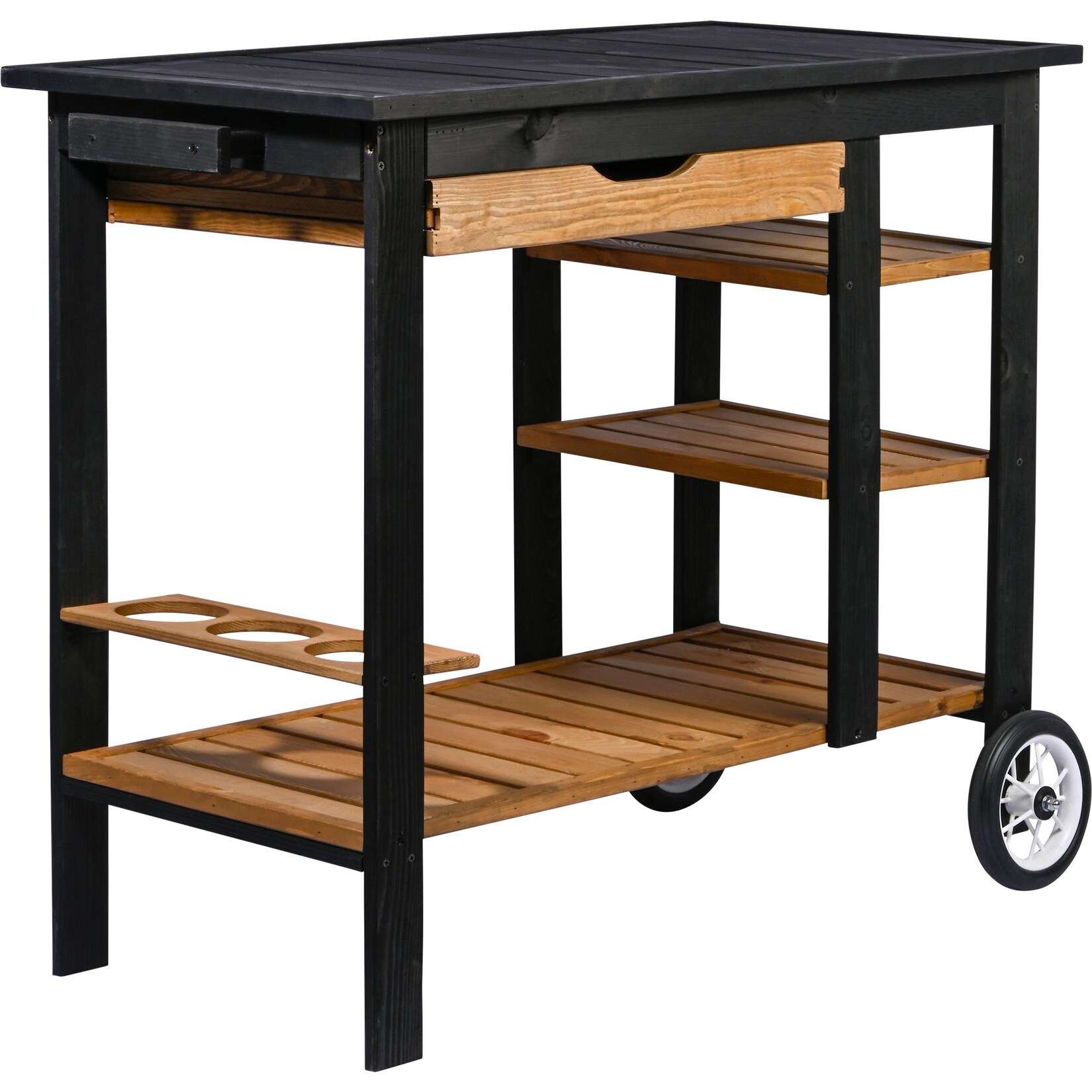 dobar BBQ-Trolley Edelschwarz | 04055894354551