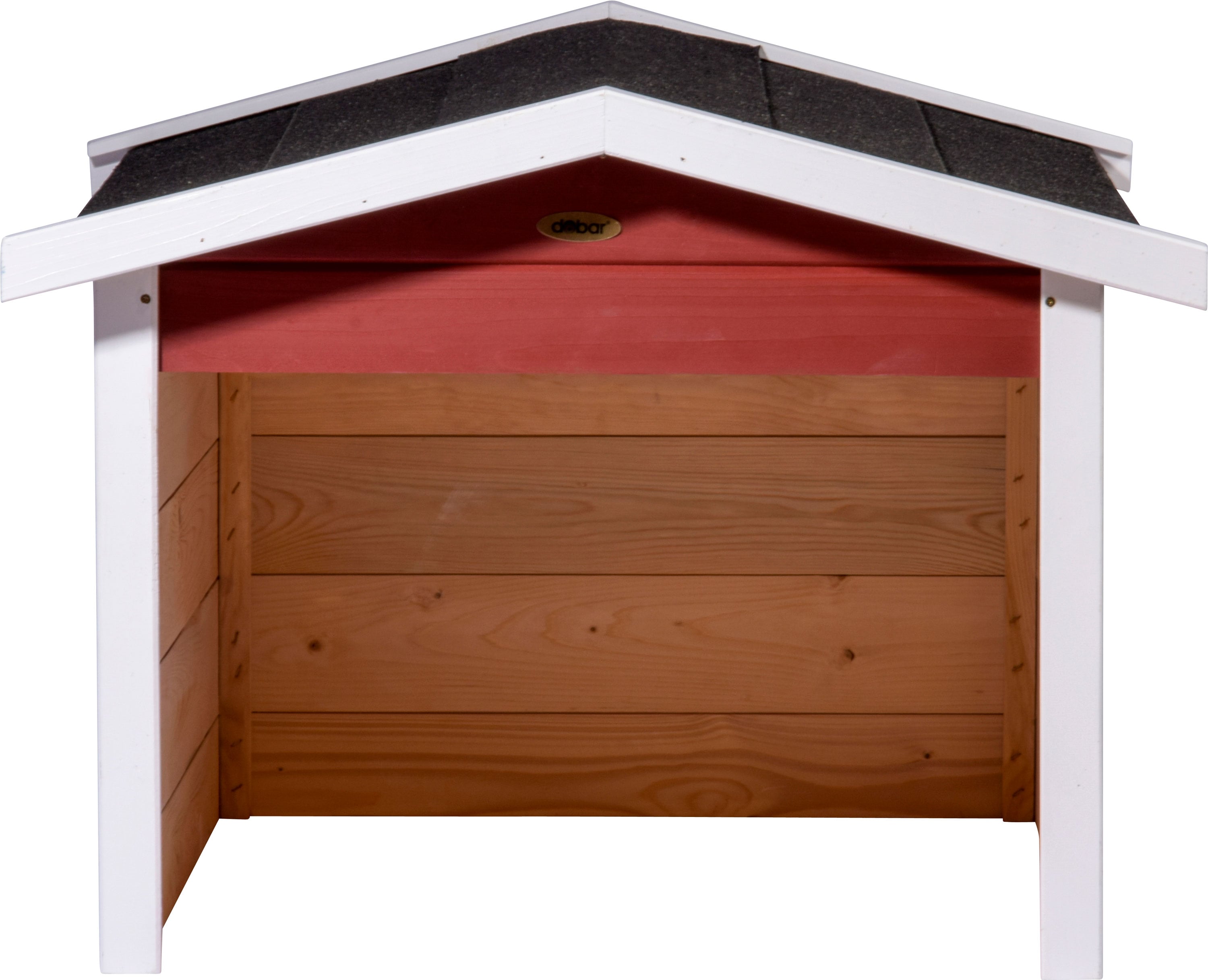 dobar M&auml;hrobotergarage, Holz, rot - Bild 1