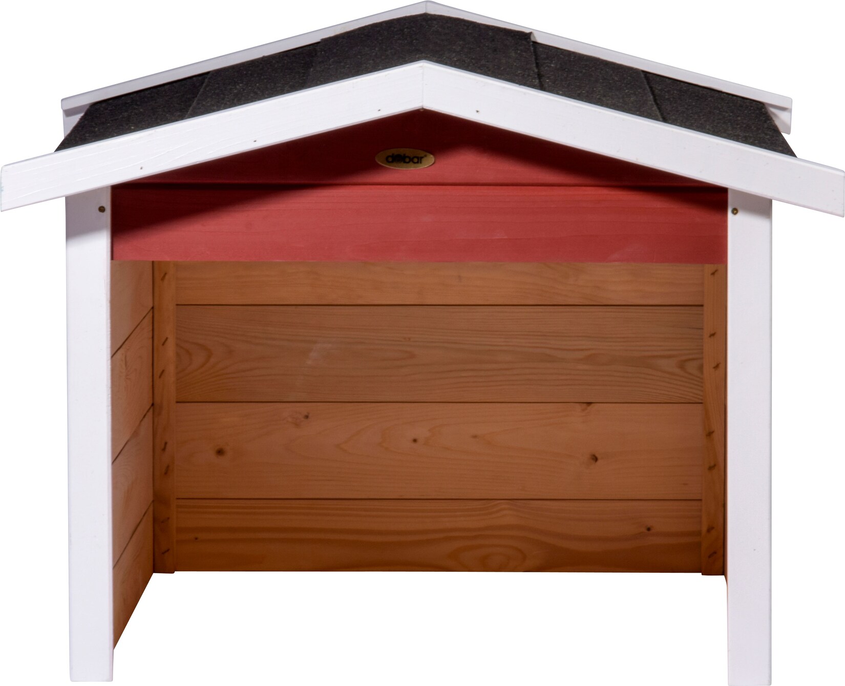 dobar Mährobotergarage, Holz, rot | 04055894561966