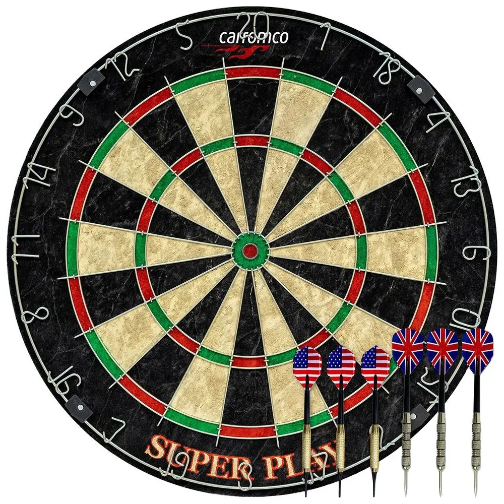 CARROMCO Steeldartboard Superplay, Bristle - Bild 1