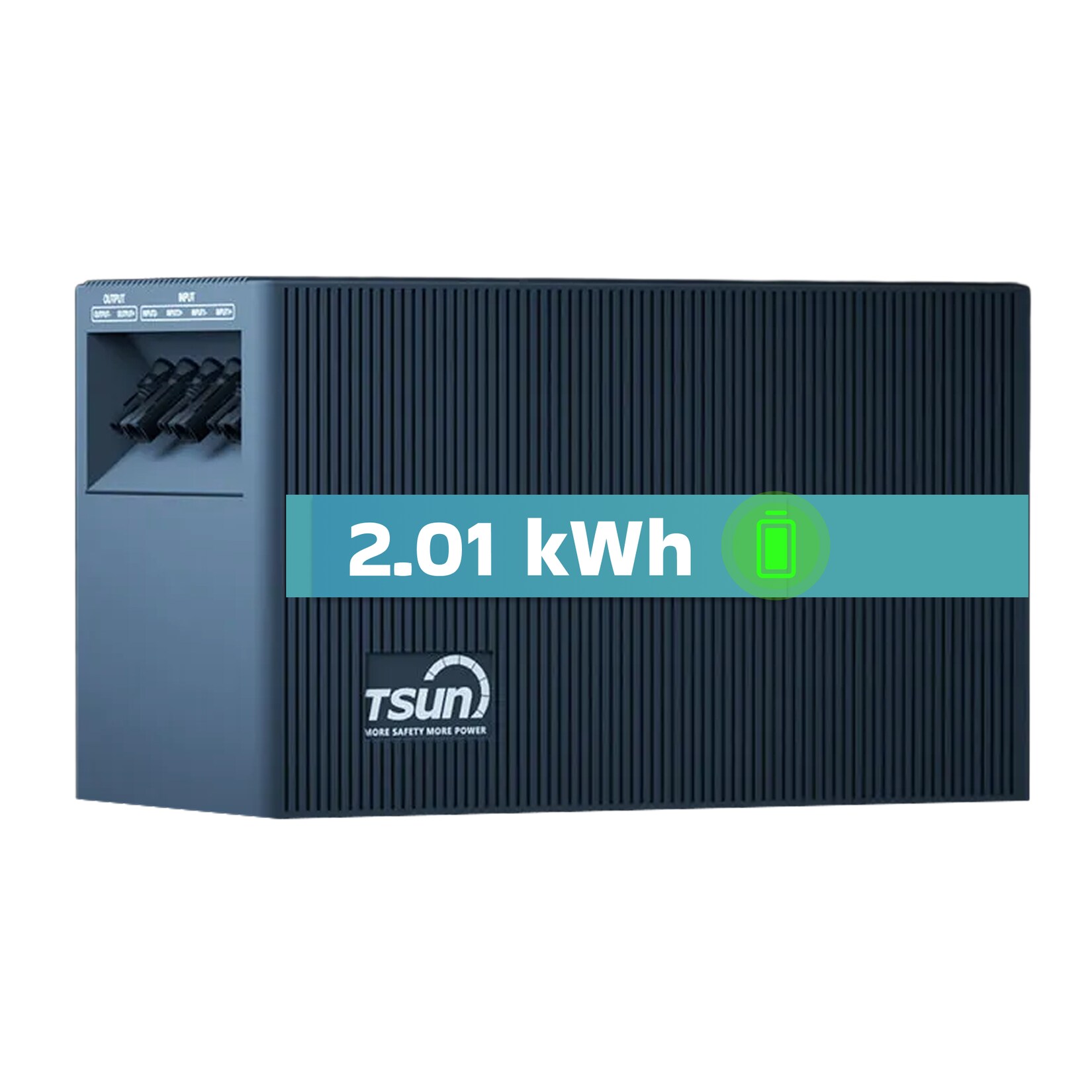 TSUN SOLARCAN TSOL-DCU2000Lite 2 kWh DC Solarspeicher LiFePO4, IP65, 2400 W PV Eingang, DC-gekuppelte Batterie für Balkon, Dach & Haus, Solarakku