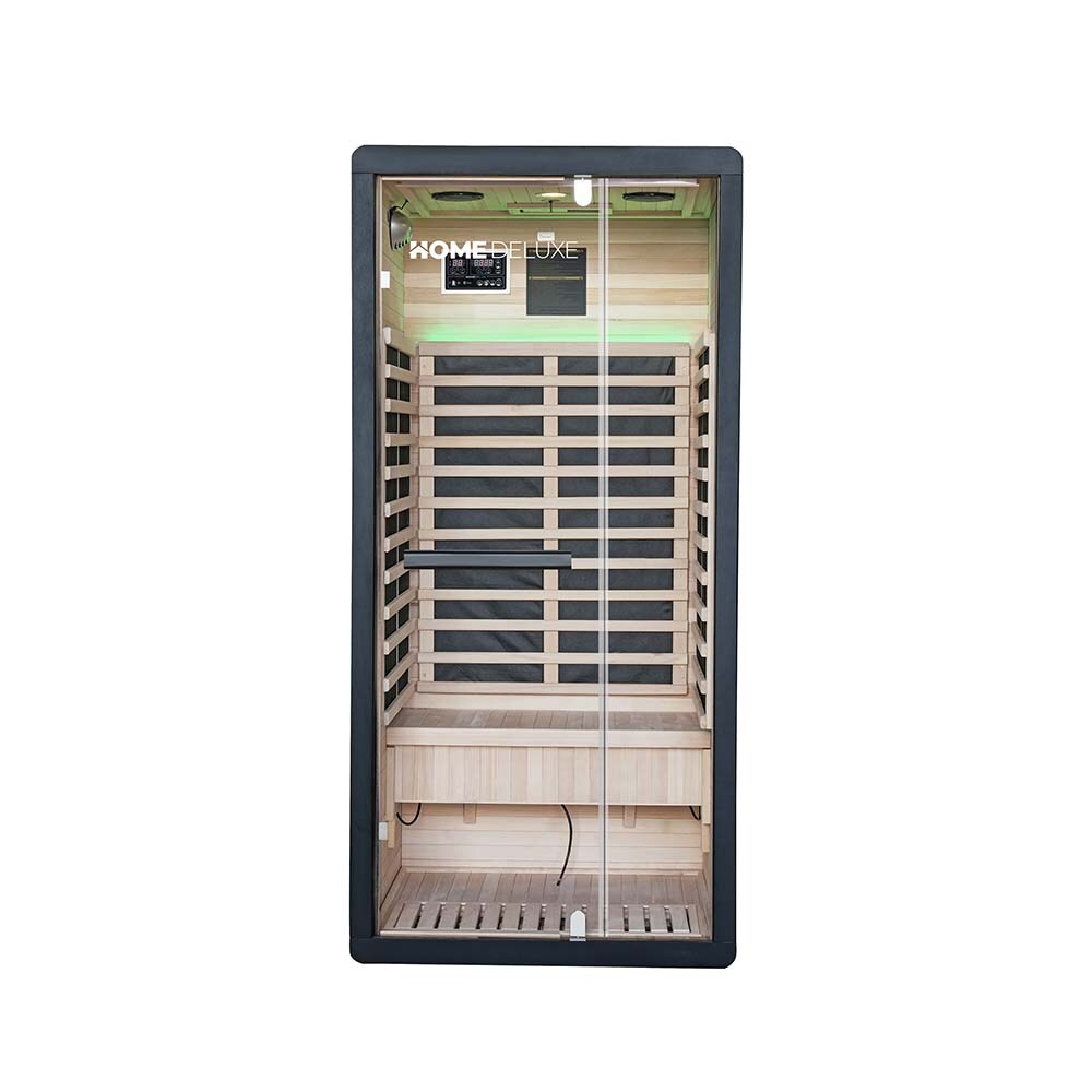 Home Deluxe Infrarotkabine NERO S – 190 x 90 cm für 1 Person | 04058166447036