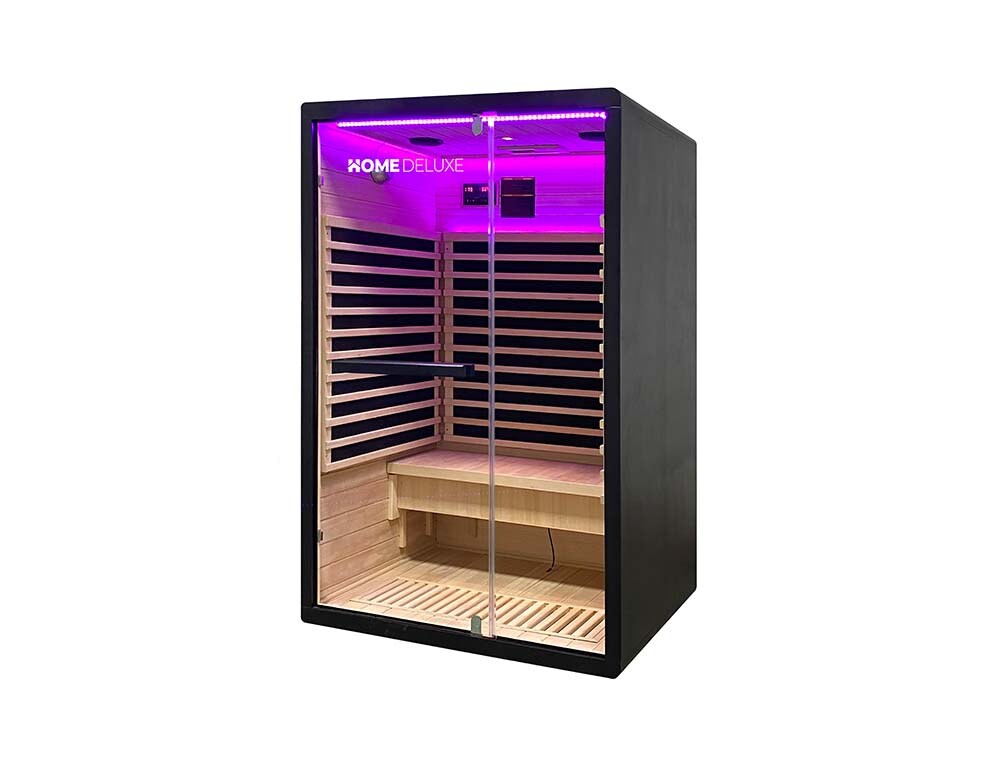 Home Deluxe Infrarotkabine NERO M – 190 x 120 cm für 2 Personen | 04058166243058